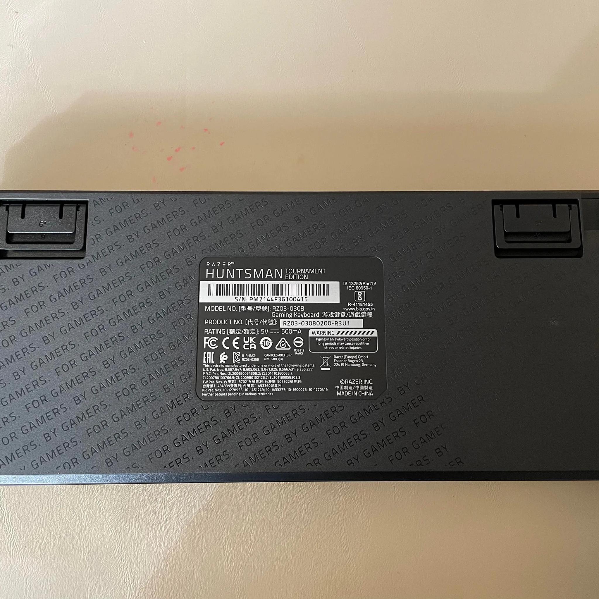 Razer Huntsman Tournament Edition TKL V1 *Lightly Used*