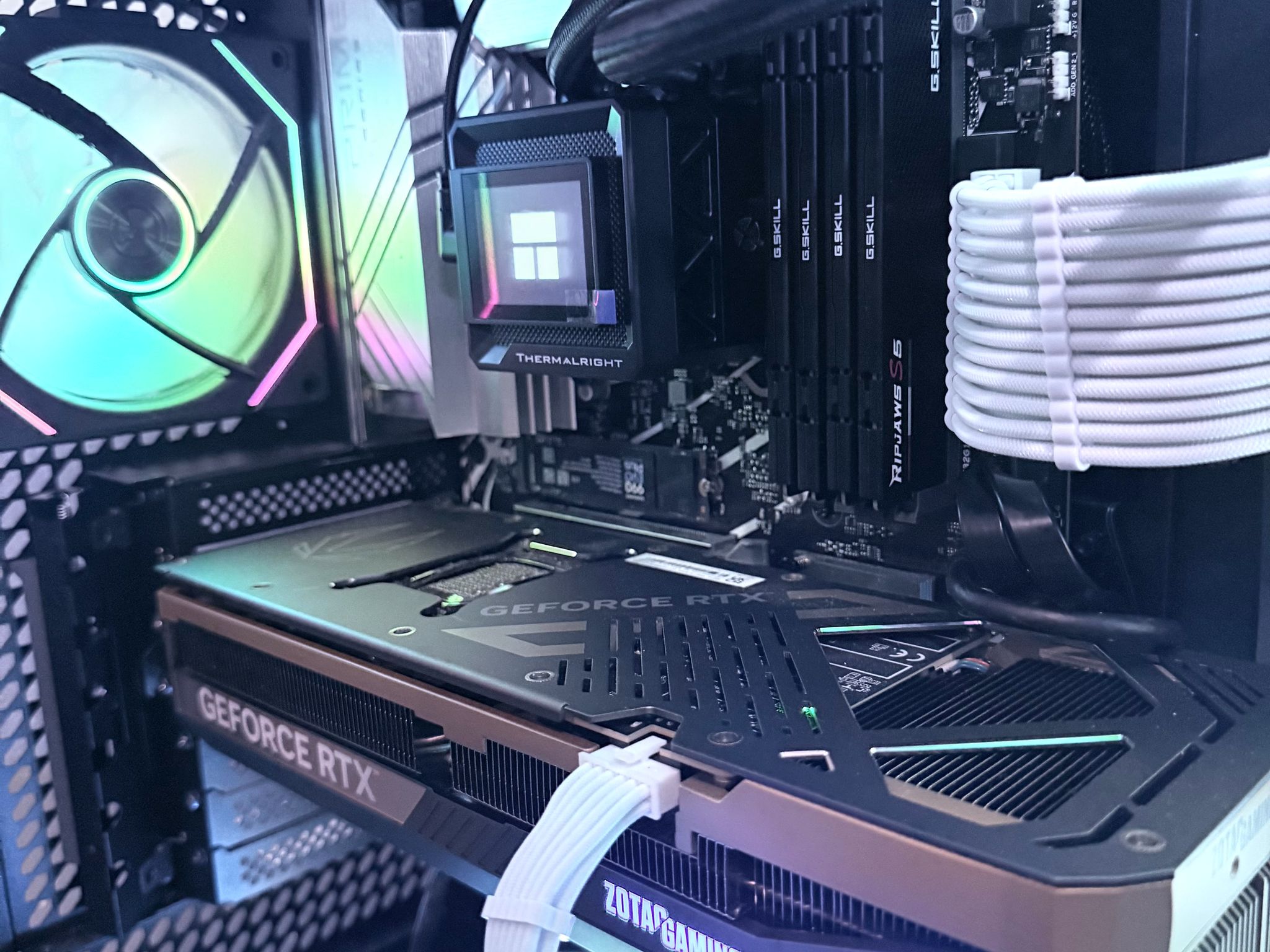 ⚫️"Obsidian Flux"🌈| 4K Gaming + AI Workstation | RTX 5080 | i9 12900K | 64 DDR5 | 8TB Storage