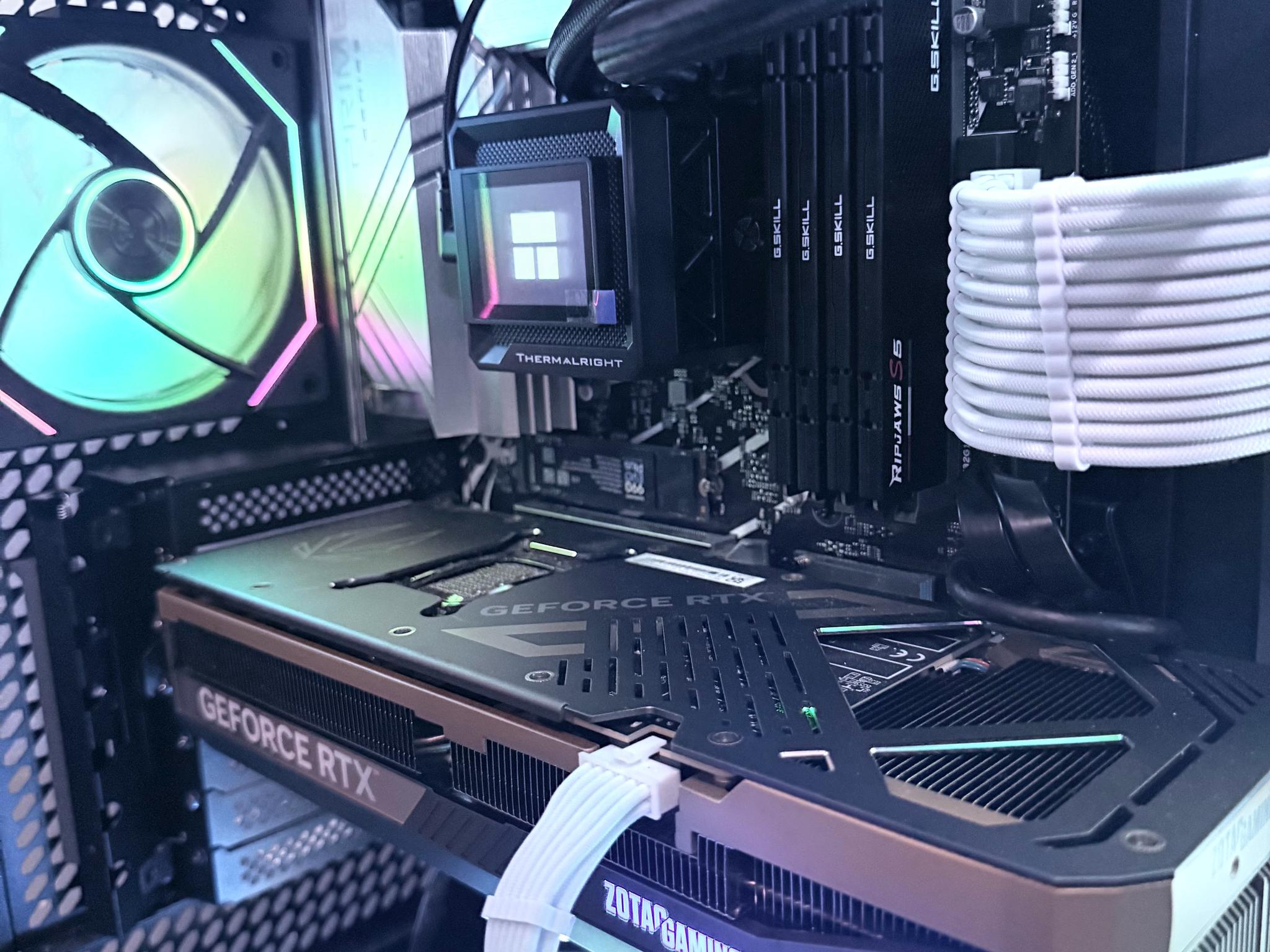 ⚫️"Obsidian Flux"🌈| 4K Gaming + AI Workstation | RTX 5080 | i9 12900K | 64 DDR5 | 10TB Storage