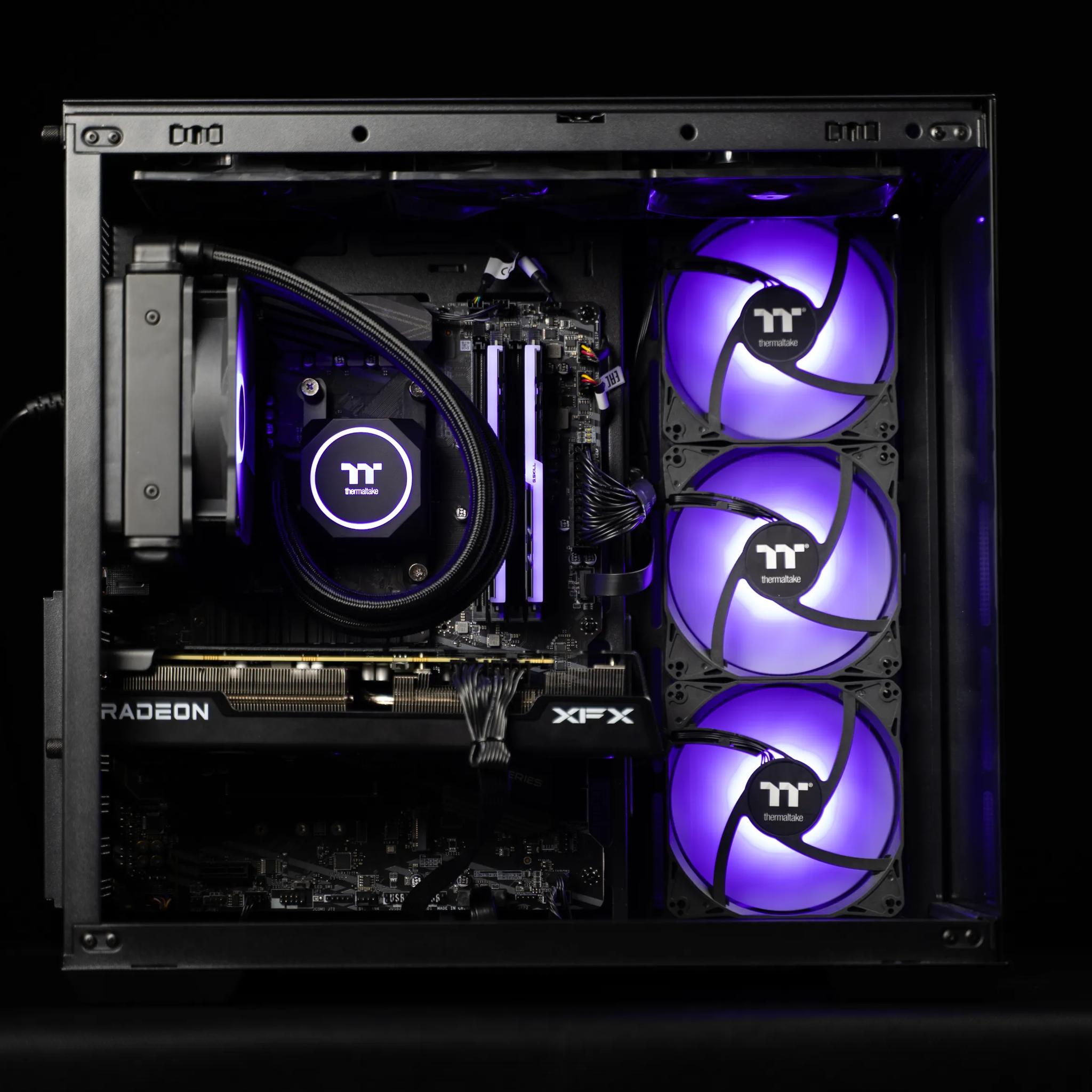 “ExecDeux” RX 7600 XT Ryzen 7 32GB Windows 11 Pro 1TB Gaming PC Powerhouse