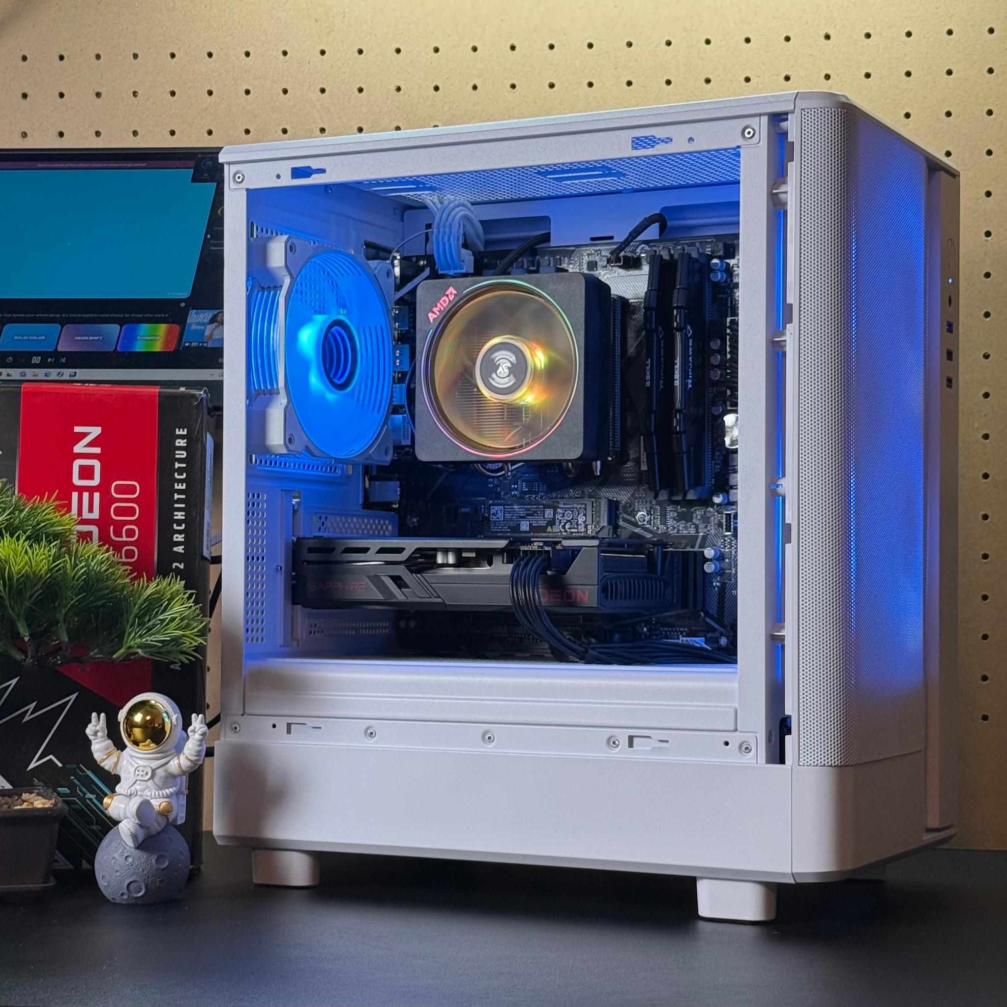 Entry Level Gaming PC | RX 6600 | Ryzen 5 5500 | 16GB DDR4 RAM | 500GB NVME | Windows 11