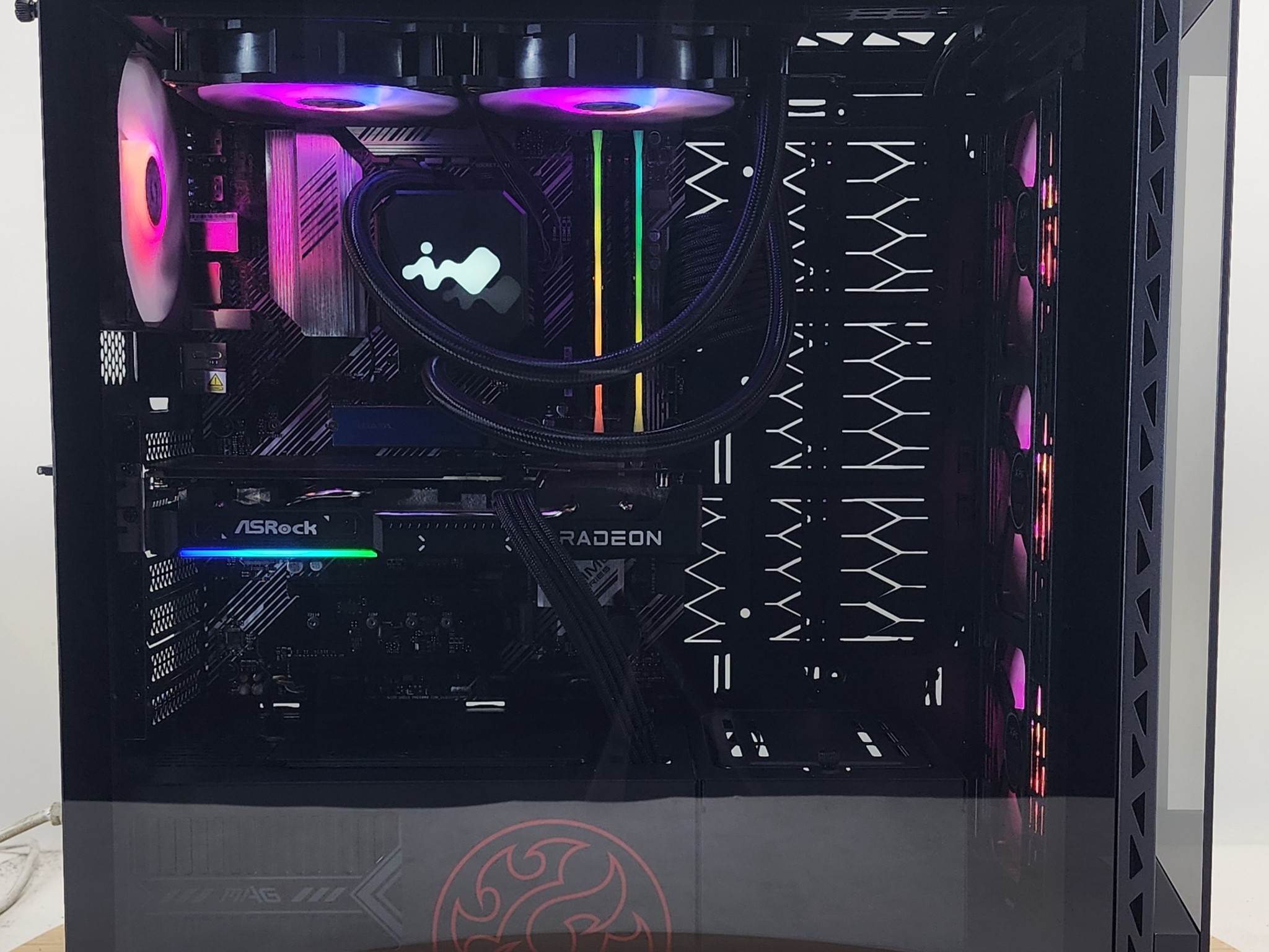Gaming PC Ryzen 7 5700X 16GB RAM 1TB SSD RX 9060 8GB Windows 11 Computer