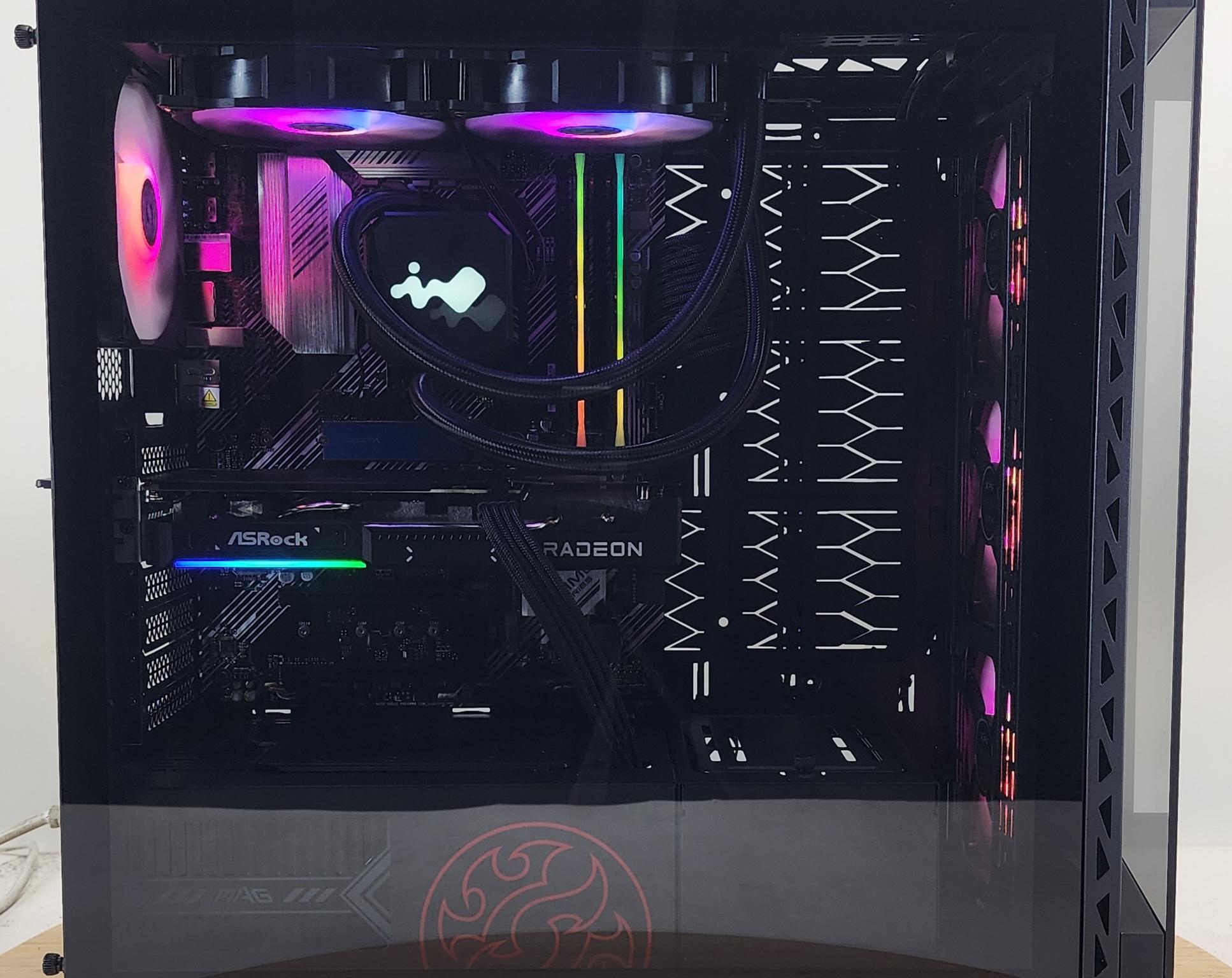 Gaming PC Ryzen 7 5700X 16GB RAM 1TB SSD RX 9060 8GB Windows 11 Computer