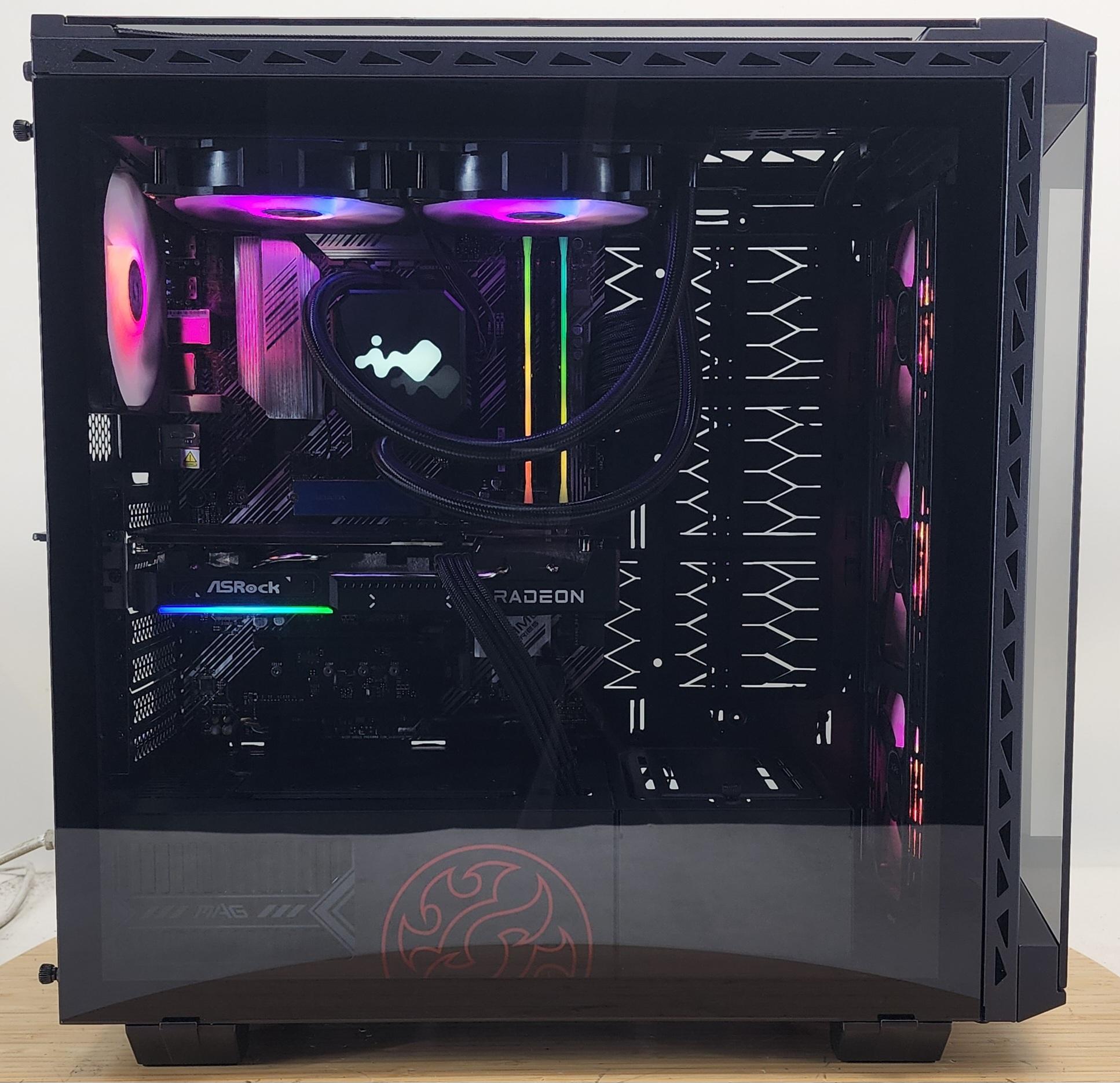 Gaming PC Ryzen 7 5700X 16GB RAM 1TB SSD RX 9060 8GB Windows 11 Computer