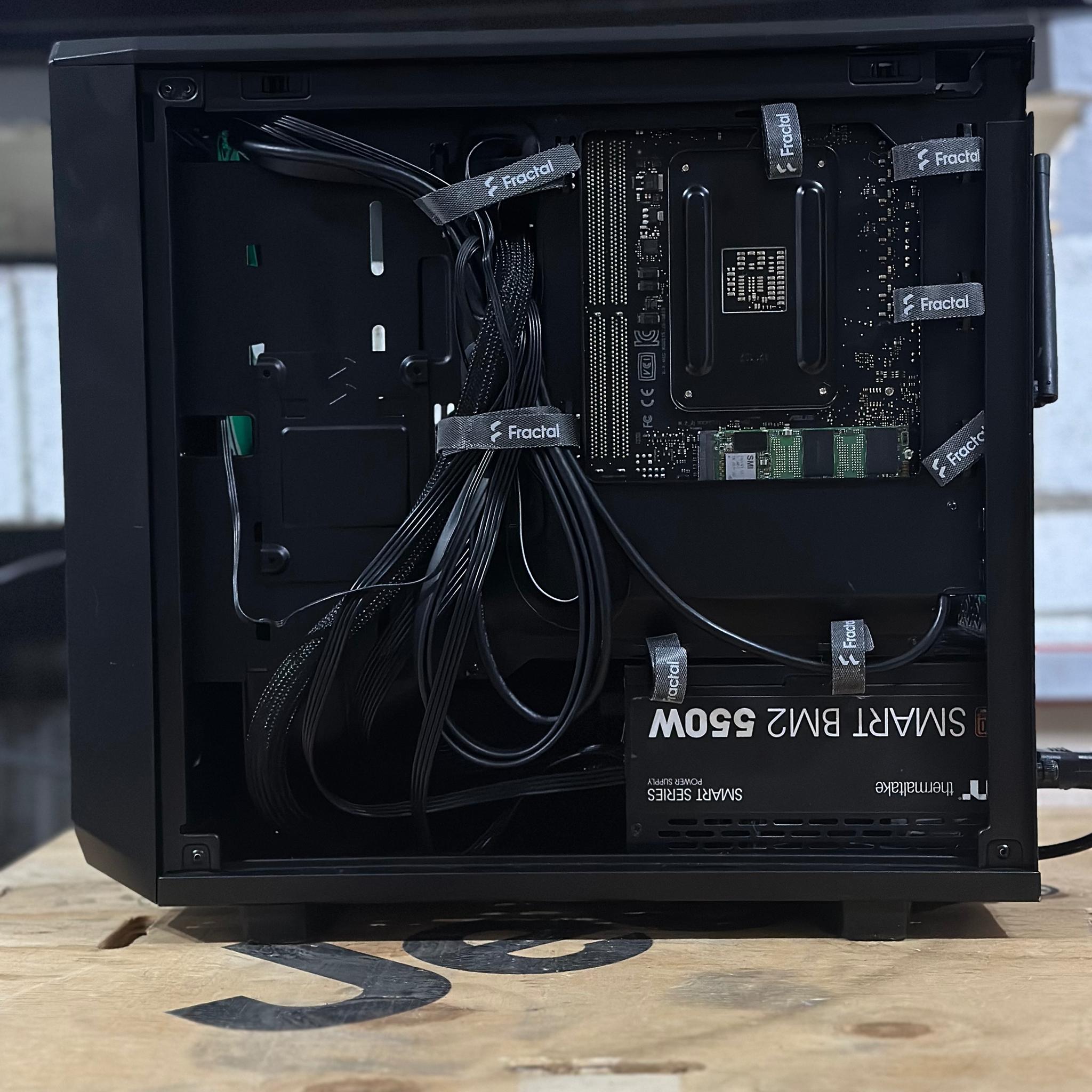 Dark Power: SFF  Ryzen 5600x, Strix 3070, Strix B550i, 1TB NVMe, Fractal NANO, BT/WiFI