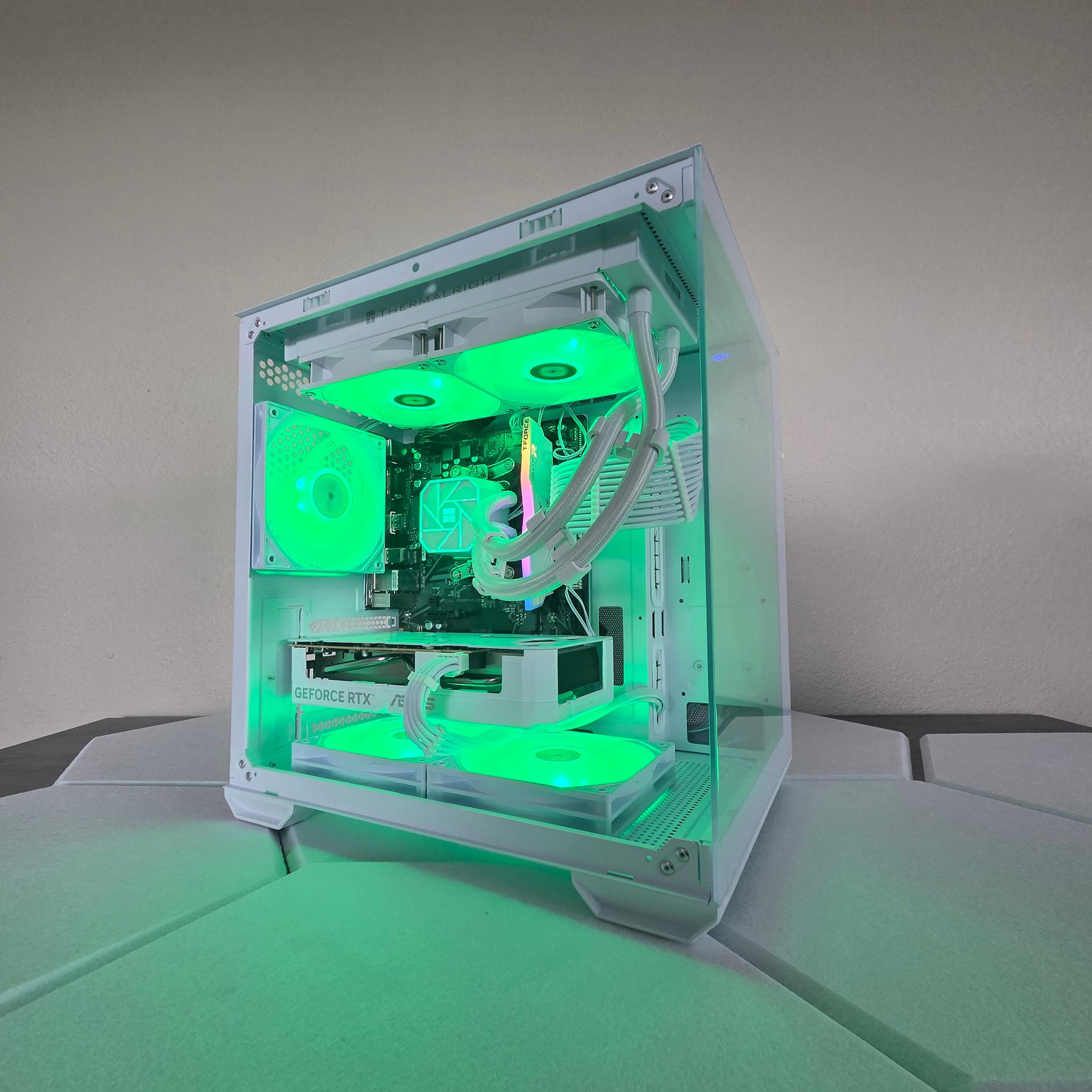 🐻‍❄️🤍❄️ Frost Mirage | RTX 5060 White Edition | Ryzen 5 5500 | AIO Liquid Cooled ❄️🤍