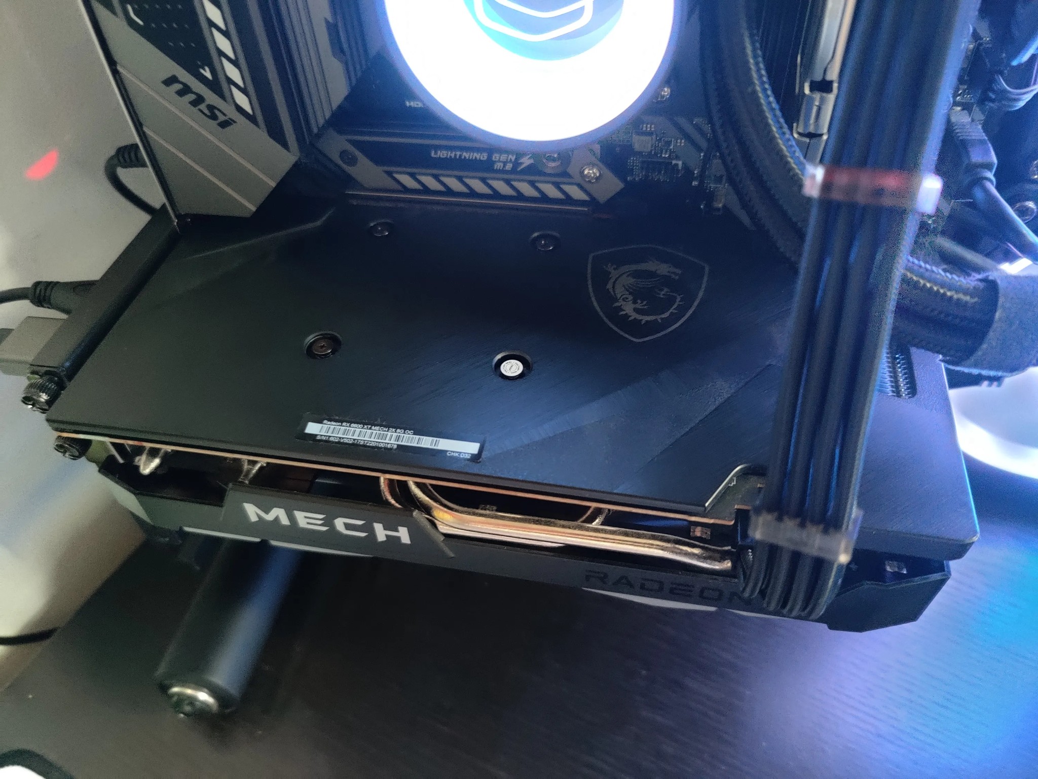 MSI Radeon RX 6600 XT Mech OC GPU 