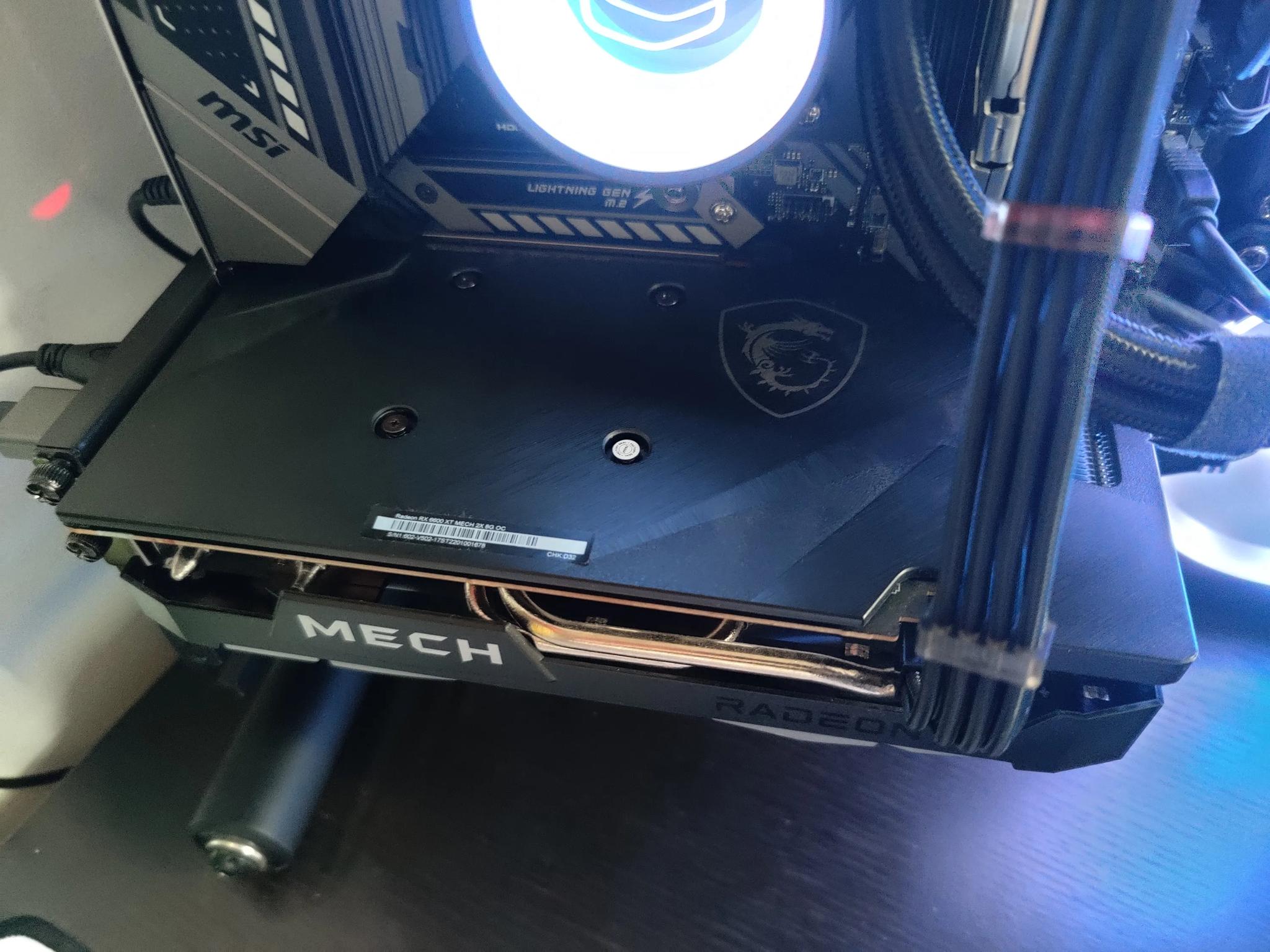 MSI Radeon RX 6600 XT Mech OC GPU 
