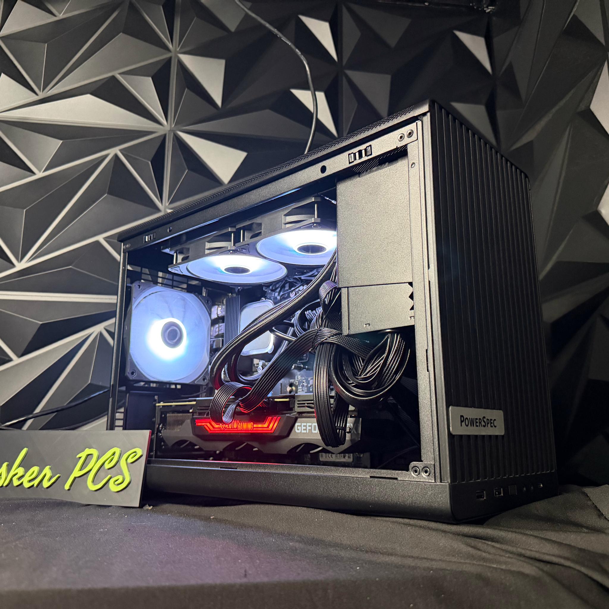 🌑⚡ ZERO DARK 7580 ⚡🌑 Ryzen 5 7500X3D| RTX 3080| 16 GB DDR5| 1.25 TB Nvme| 750W PSU
