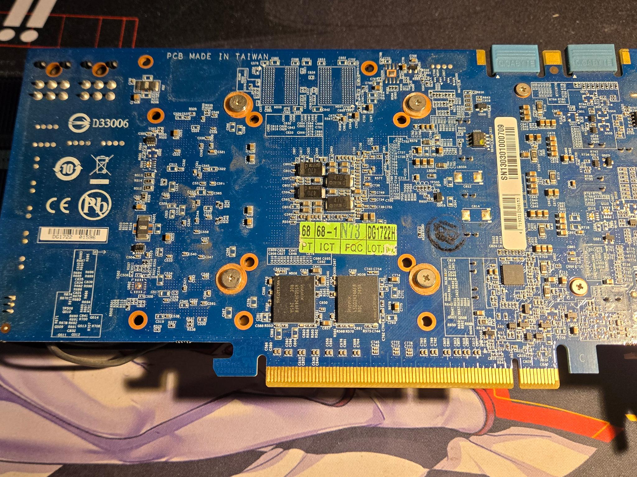 USED GIGABYTE GTX 660 Ti WindForce 2X OC Discreet GPU