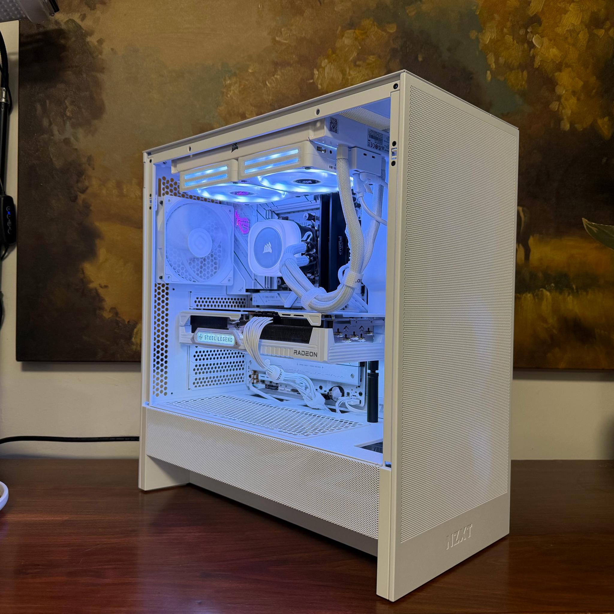 RTX 9070 XT 16GB | Ryzen 7 7700X | 32GB 6000 | ROG STRIX B850-A | 2TB NVMe | 240MM AIO | 850W PSU