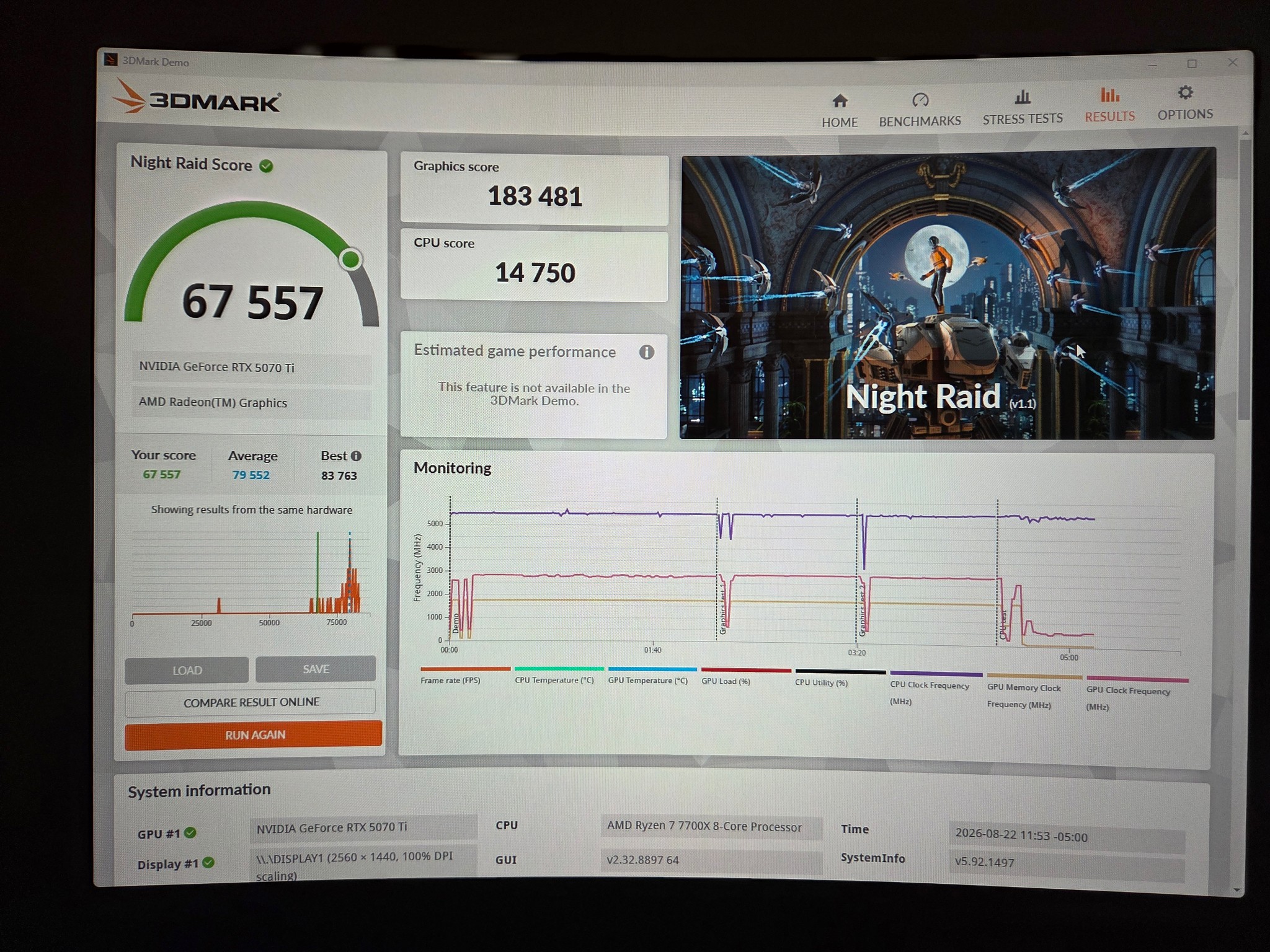 GeForce RTX 5070 Ti Custom Gaming PC - Ryzen 7 7700X