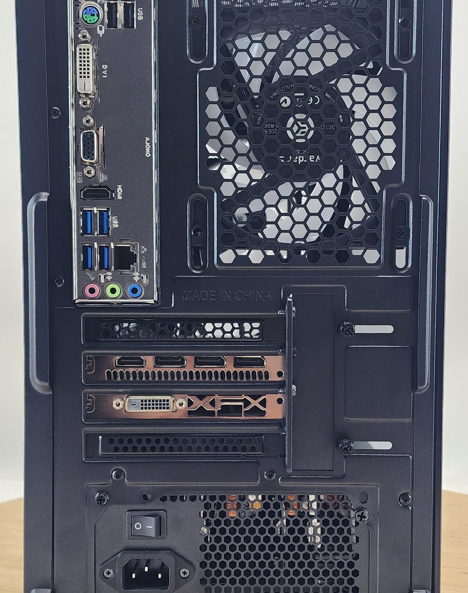 Gaming PC Ryzen 5 3600 16GB RAM 256GB SSD + 1TB HDD RX 470 8GB Win11 Computer