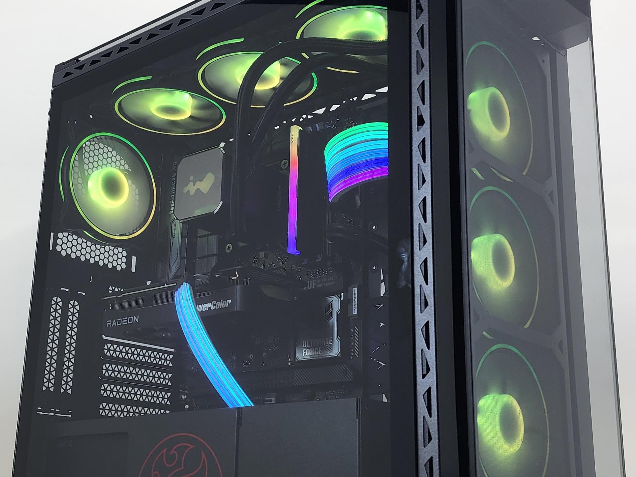 Gaming PC Ryzen 7 9700X 32GB RAM 1TB SSD RX 7800 XT 16GB Windows