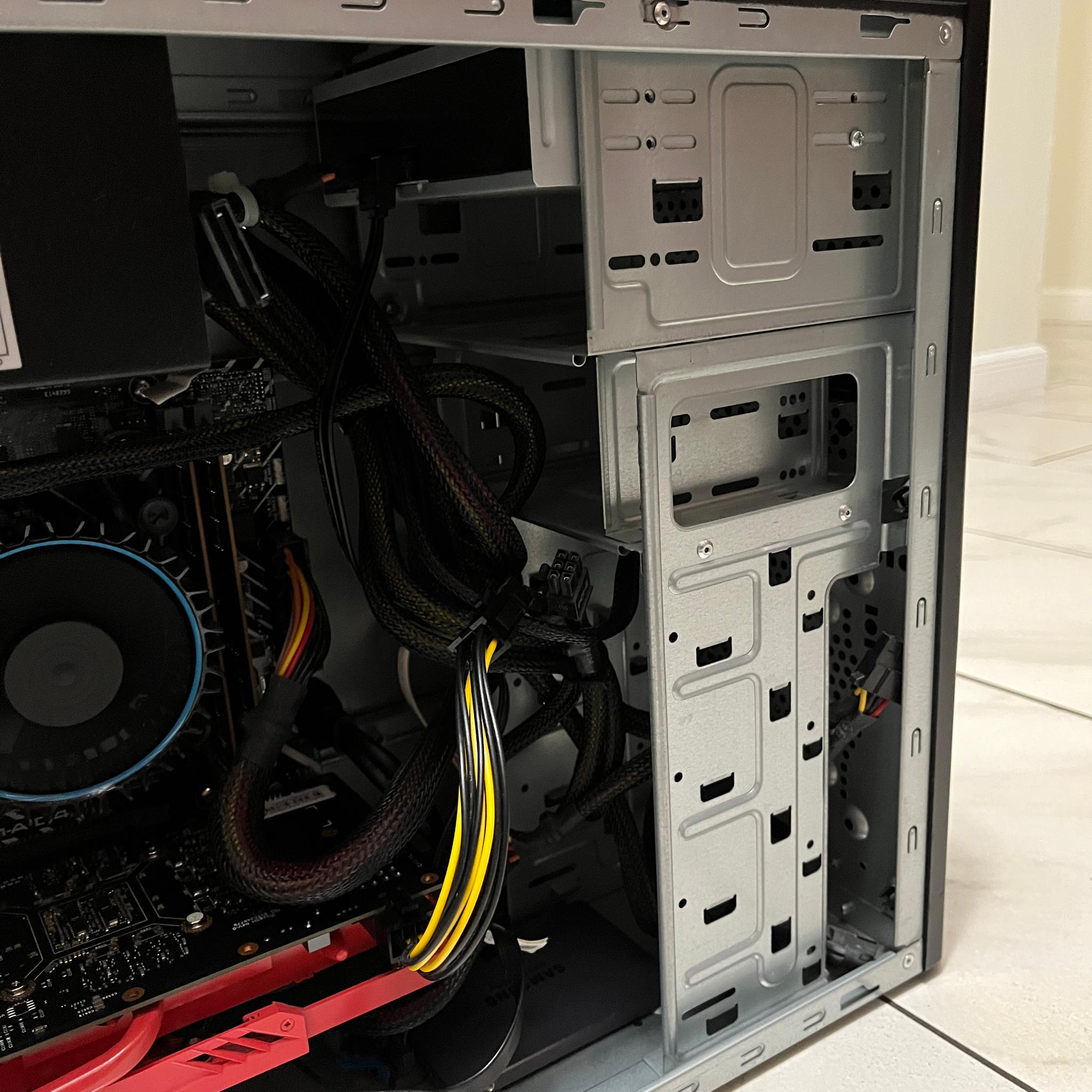 NVIDIA RTX 2060 SUPER, Intel i3-12100, 16GB RAM, 500GB SSD - Sleeper Office Gaming PC w/ Wi-Fi & BT