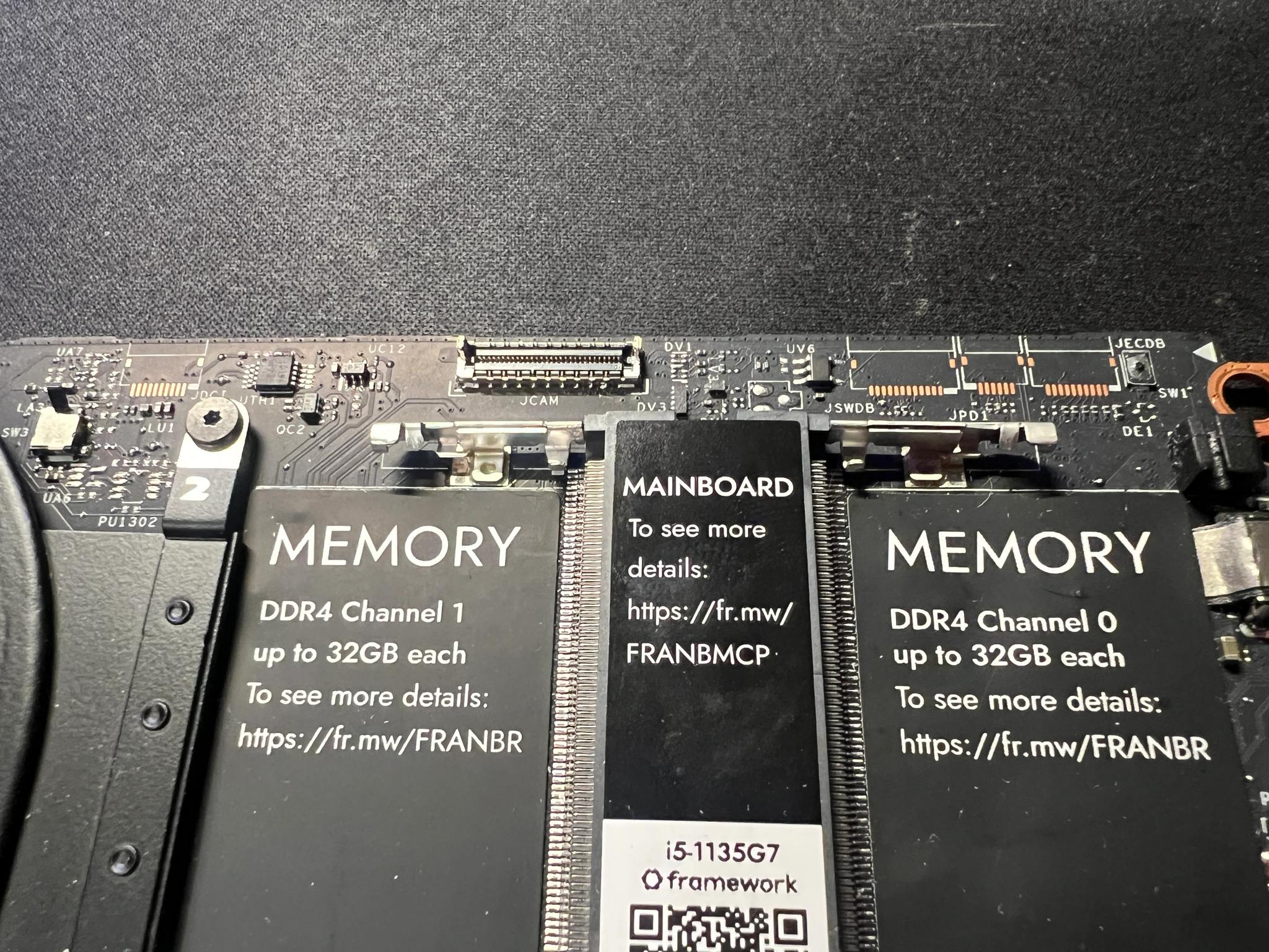 USED-Framework 13 1135G7 Mainboard ONLY