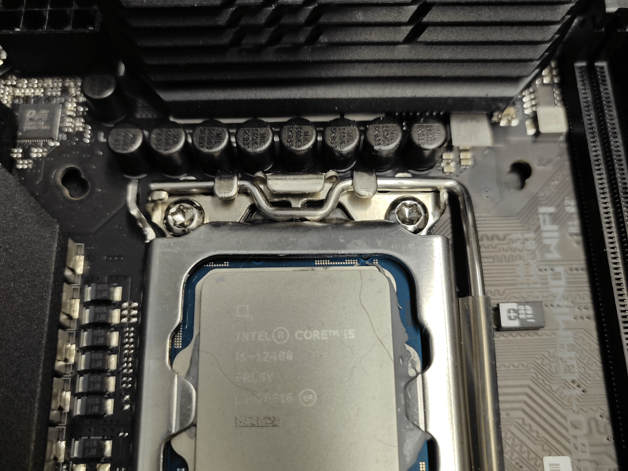 Intel 12400 CPU and Asus B660-I Gaming WIFI ITX Motherboard Combo
