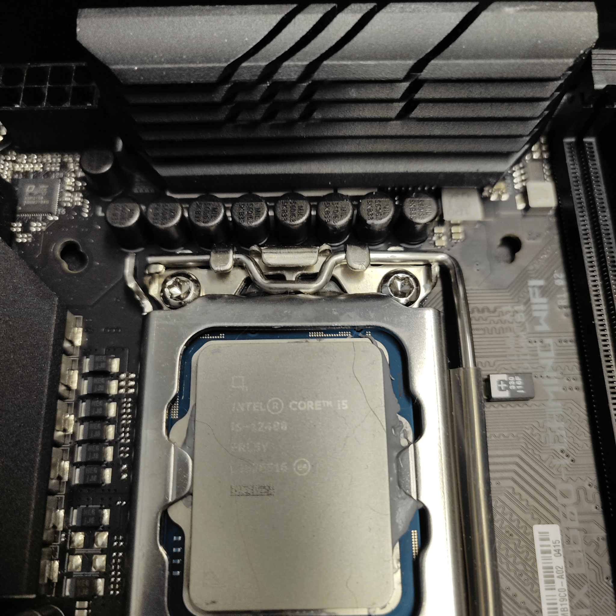 Intel 12400 CPU and Asus B660-I Gaming WIFI ITX Motherboard Combo
