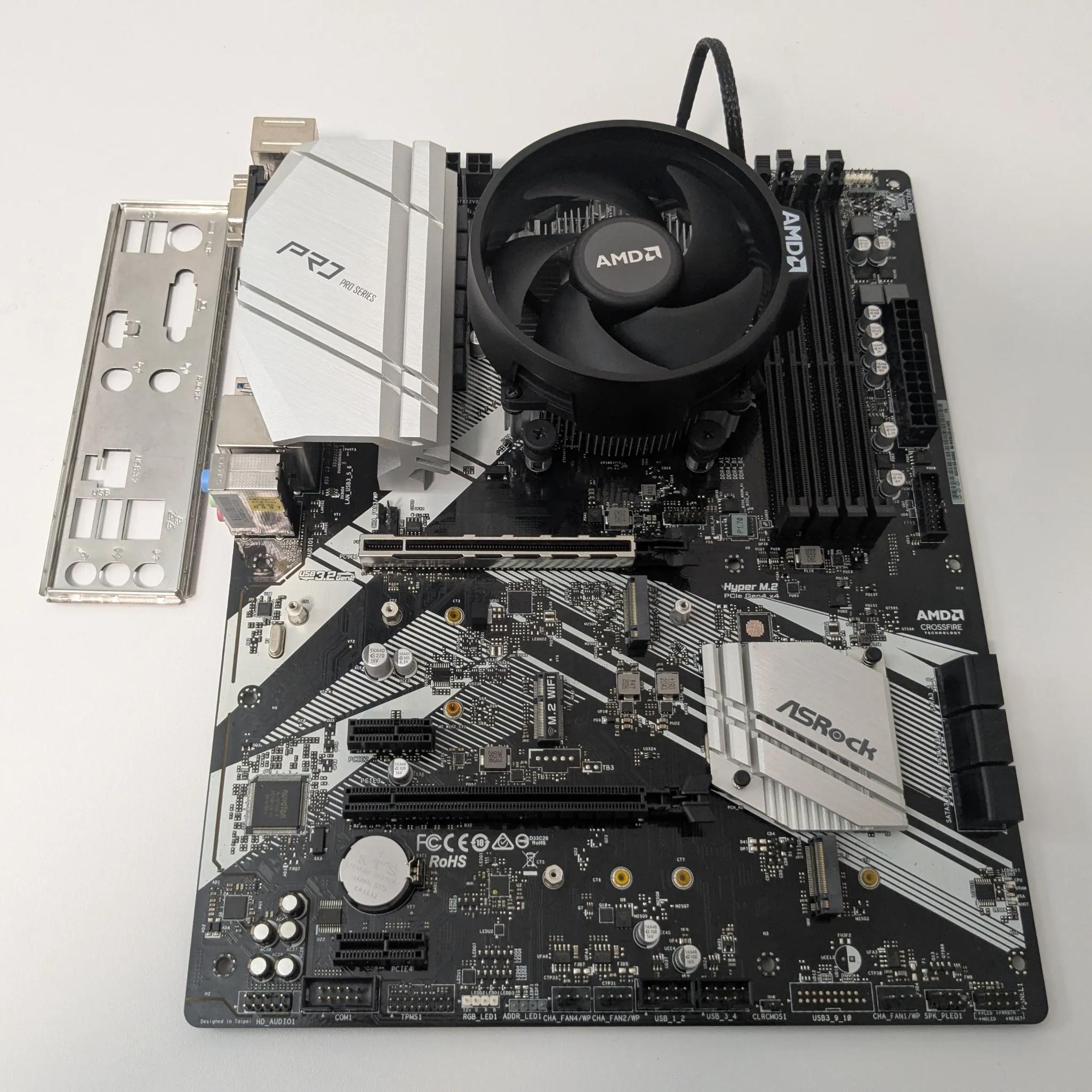 AMD Ryzen 5 3600 + ASRock B550 Pro4 ATX Motherboard Combo – Fully Tested!