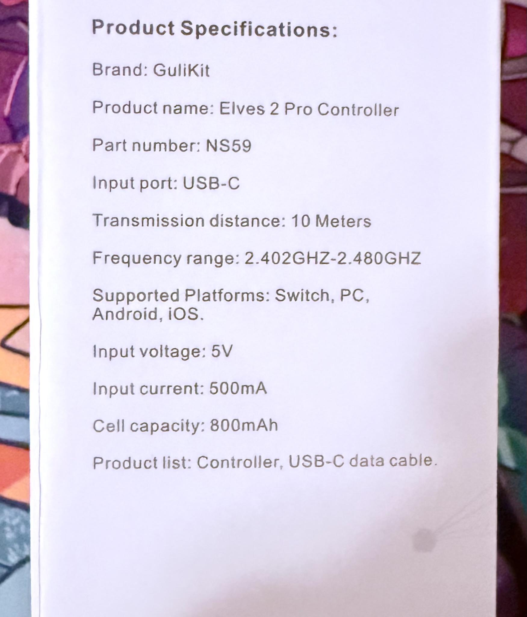 GuliKit Elves 2 Pro Wireless Gaming Controller