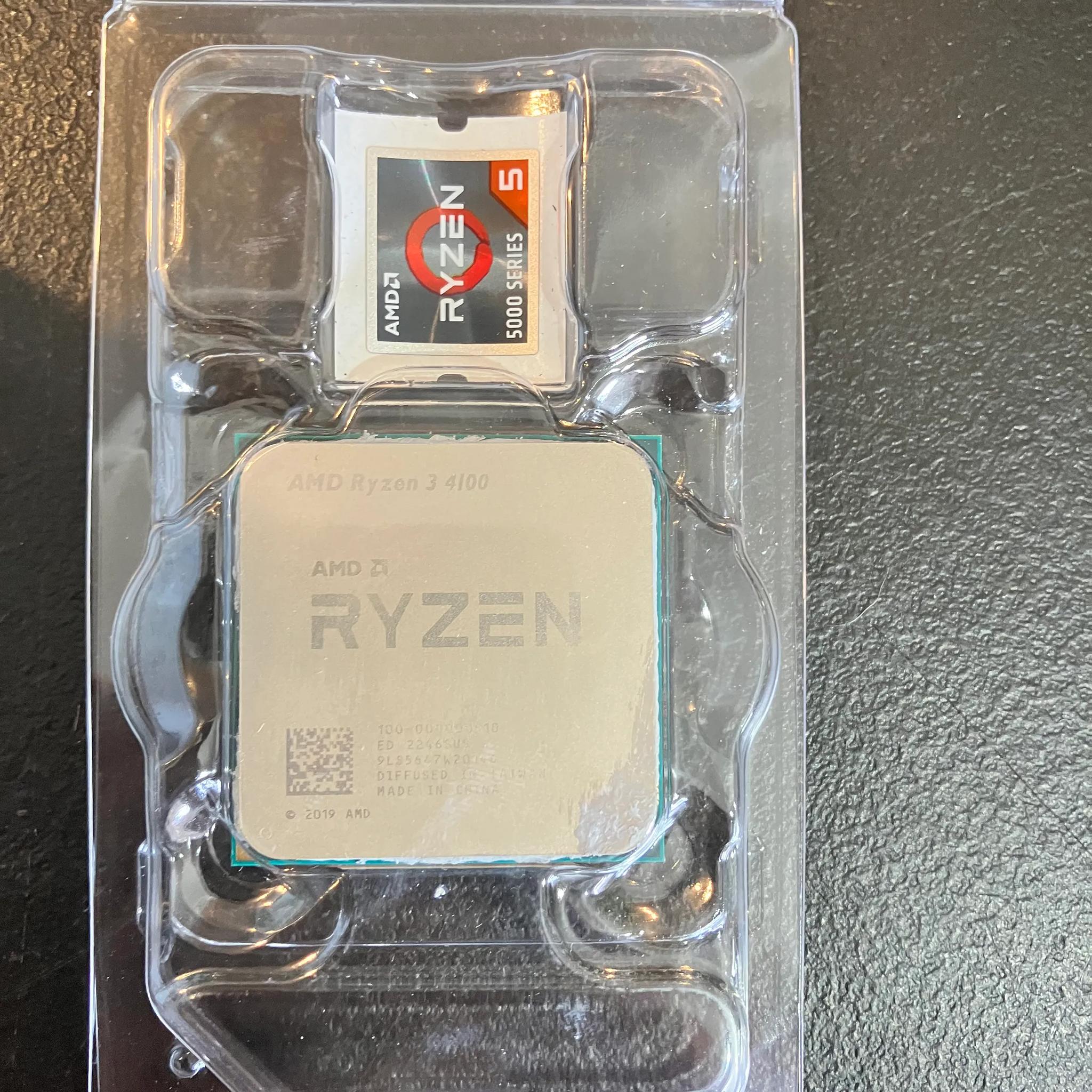 AMD Ryzen 3 4100 4 Core 8 Thread W/Out CPU cooler