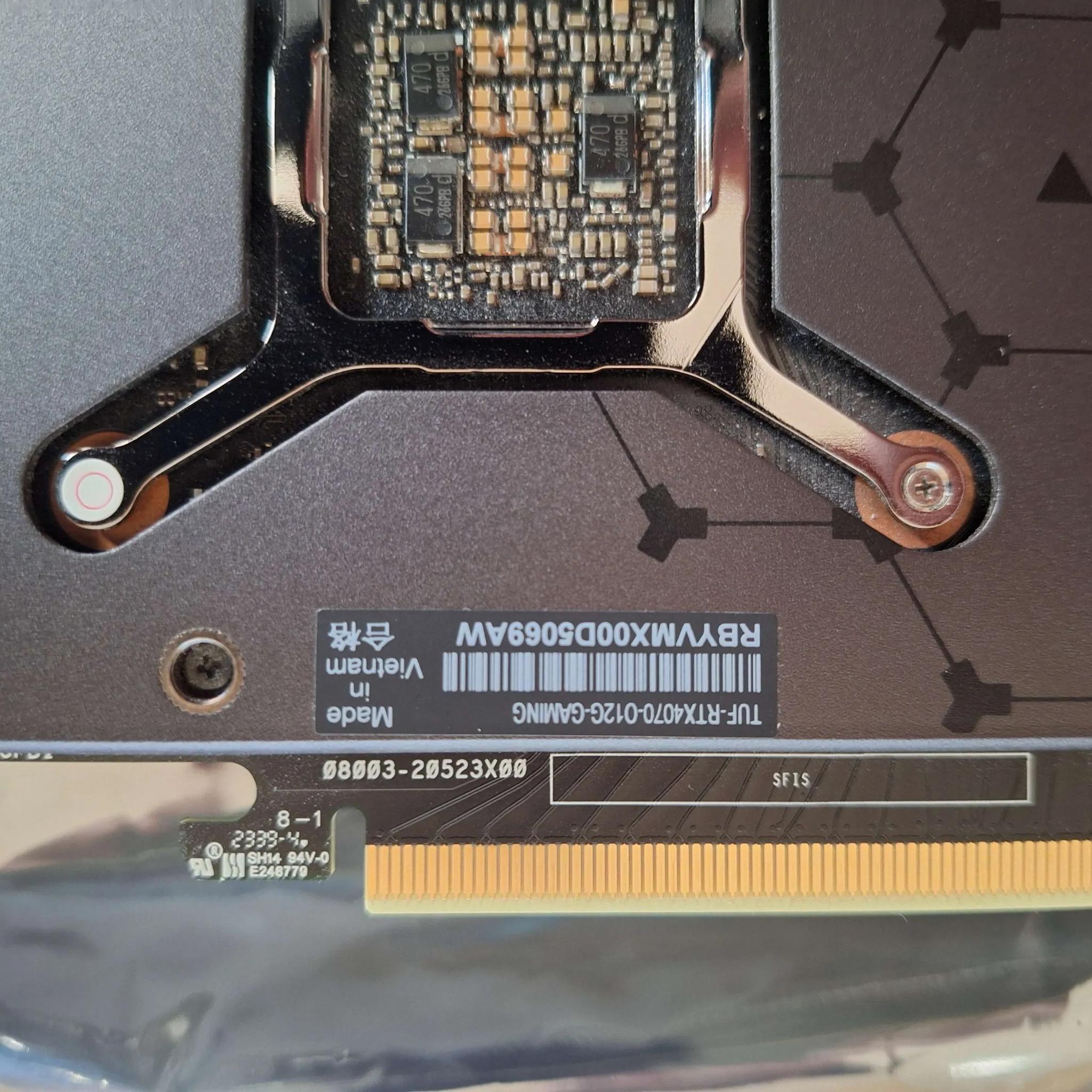 ASUS TUF RTX 4070 OC