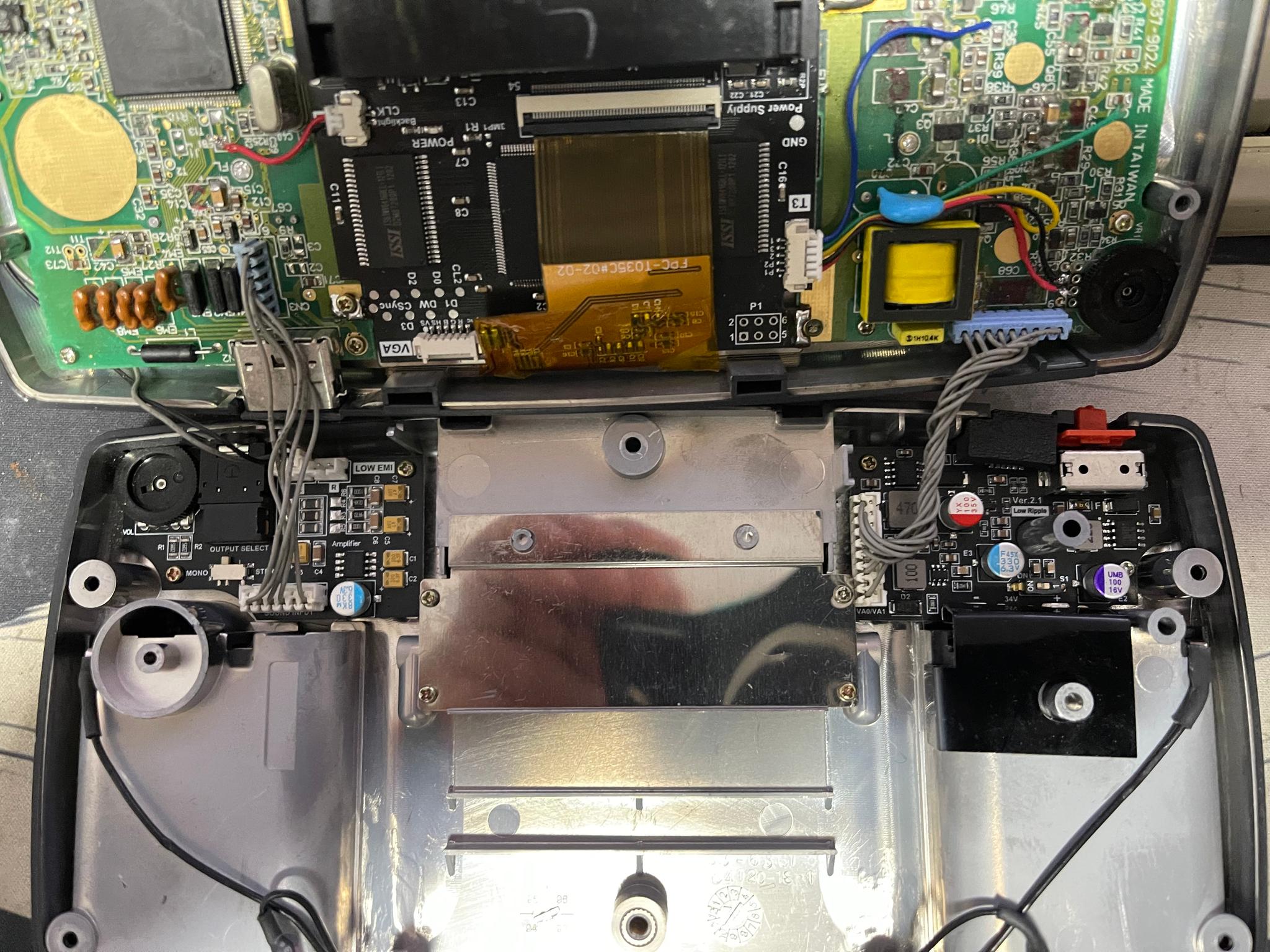 Refurbished and upgraded Game Gear!