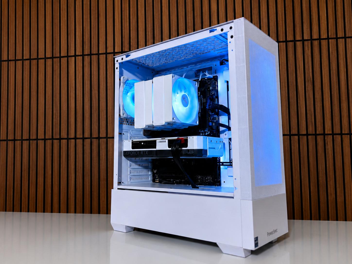 Whiteout Gaming PC | 12700K | RTX 4070 12GB | DDR4/5 | Z690 | 32GB RAM | 1TB | Win 11