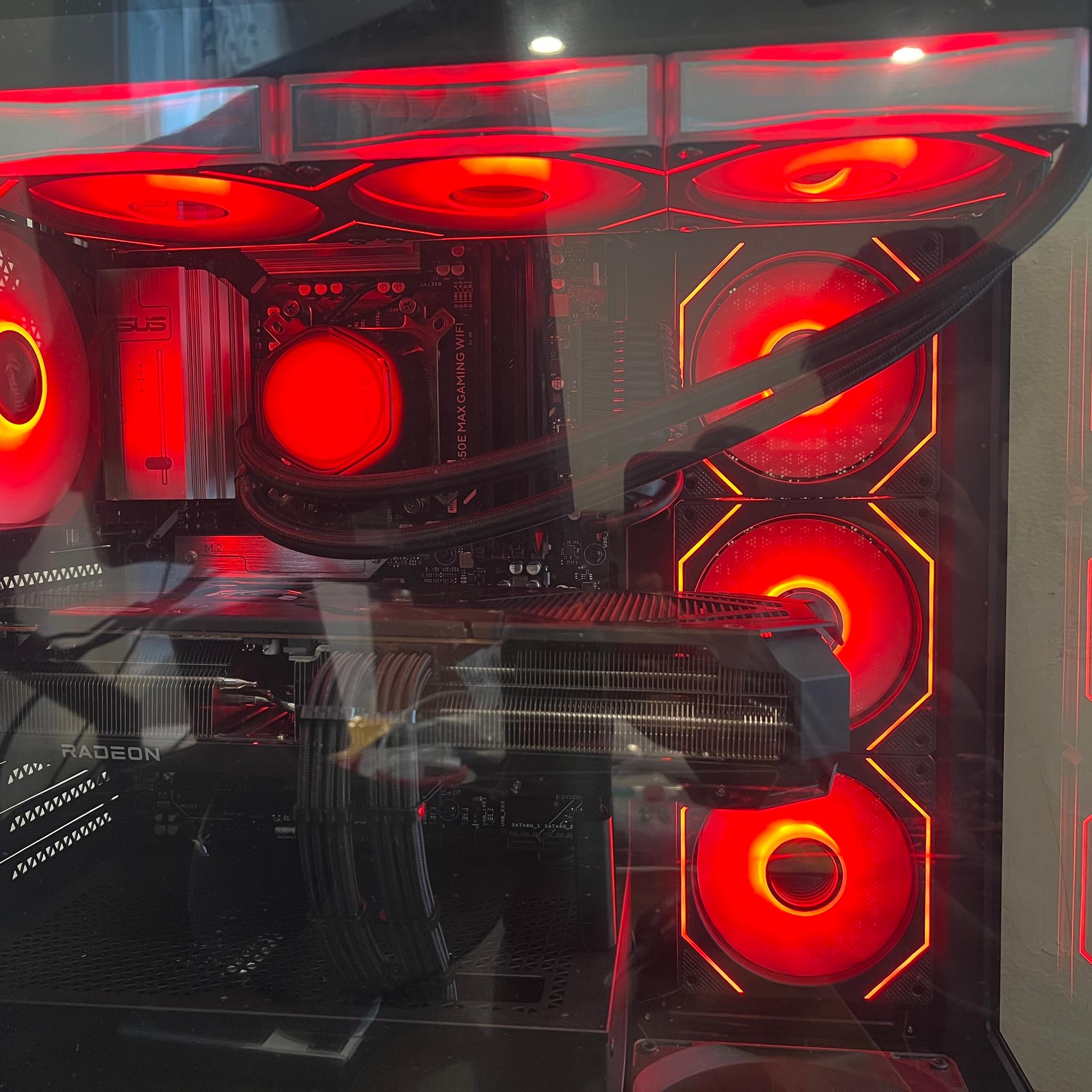 🔴RX 9070⚫ | Ryzen 5 7600X3D | 32gb DDR5-6000 RAM | 1tb NVME | Custom 1440p and 4k Gaming PC.