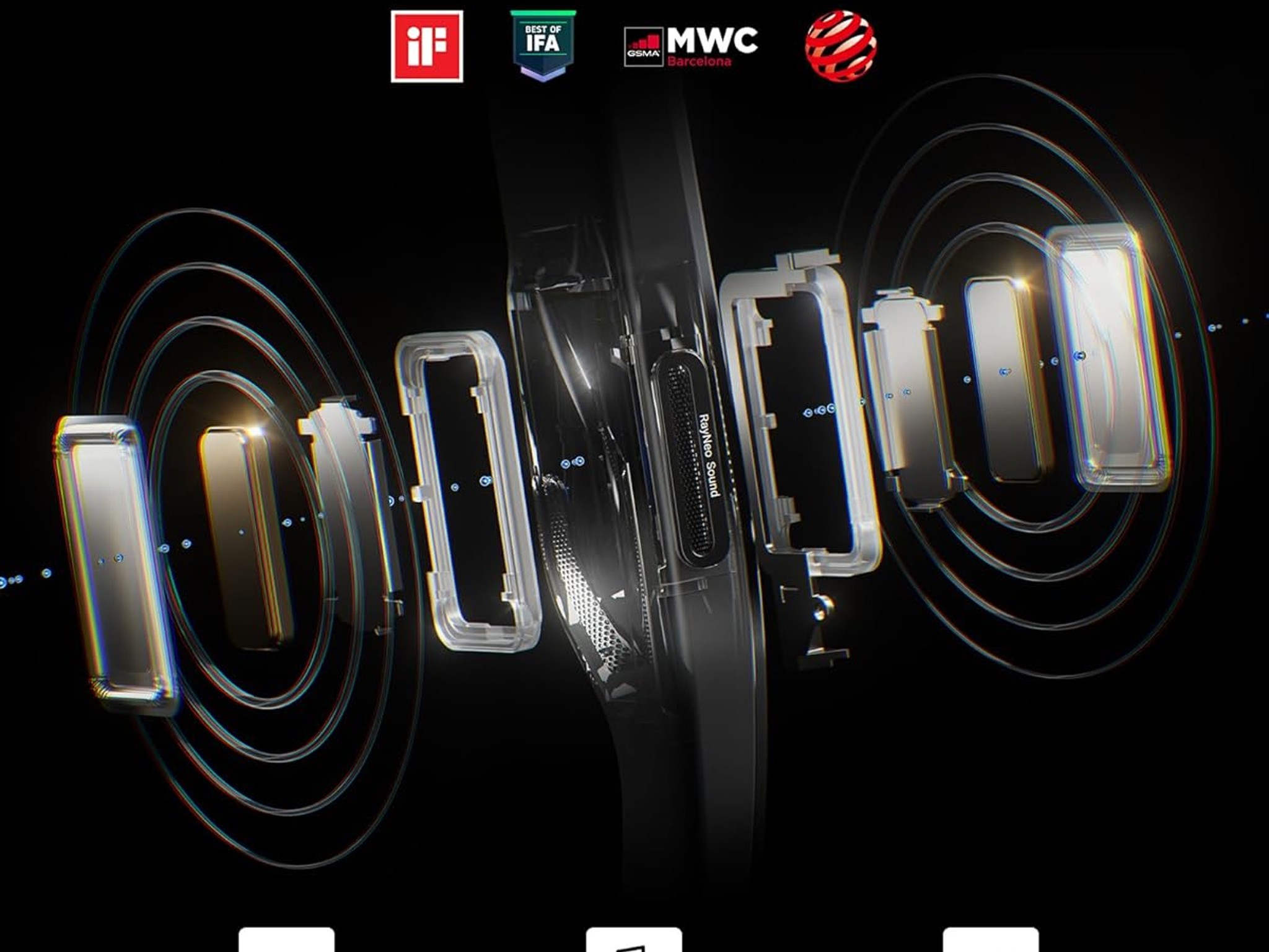 RAYNEO Air 2s AR/XR Glasses 201" 120Hz 5000 Nits FHD OLED Display, AR XR Video Gaming Glasses