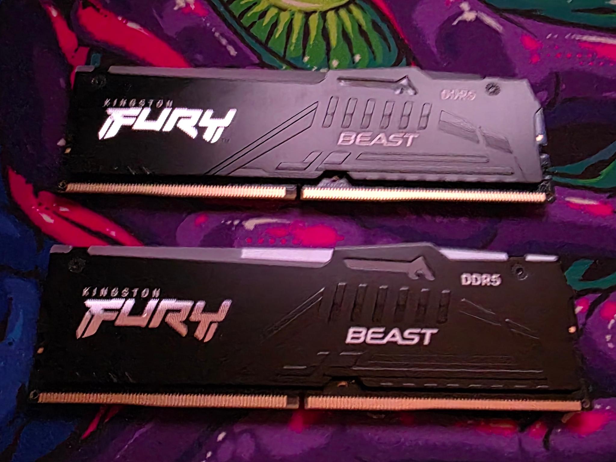 32GB KINGSTON FURY BEAST RGB DDR5 6000MT/s (2x16GB) Kit