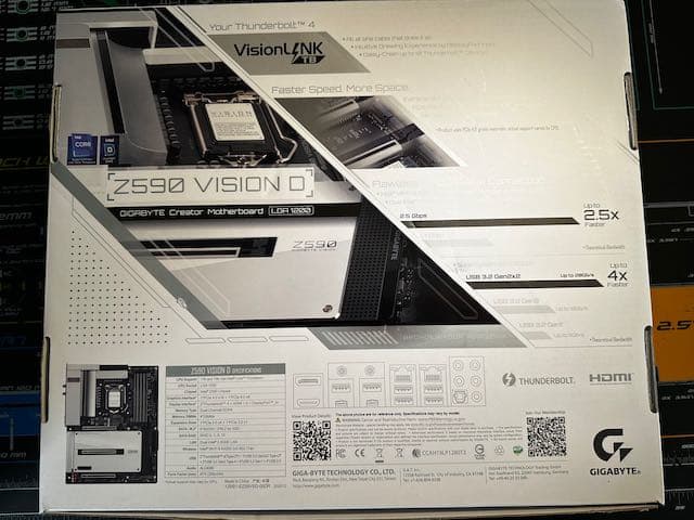 Gigabyte Z590 Vision D Creator LGA1200