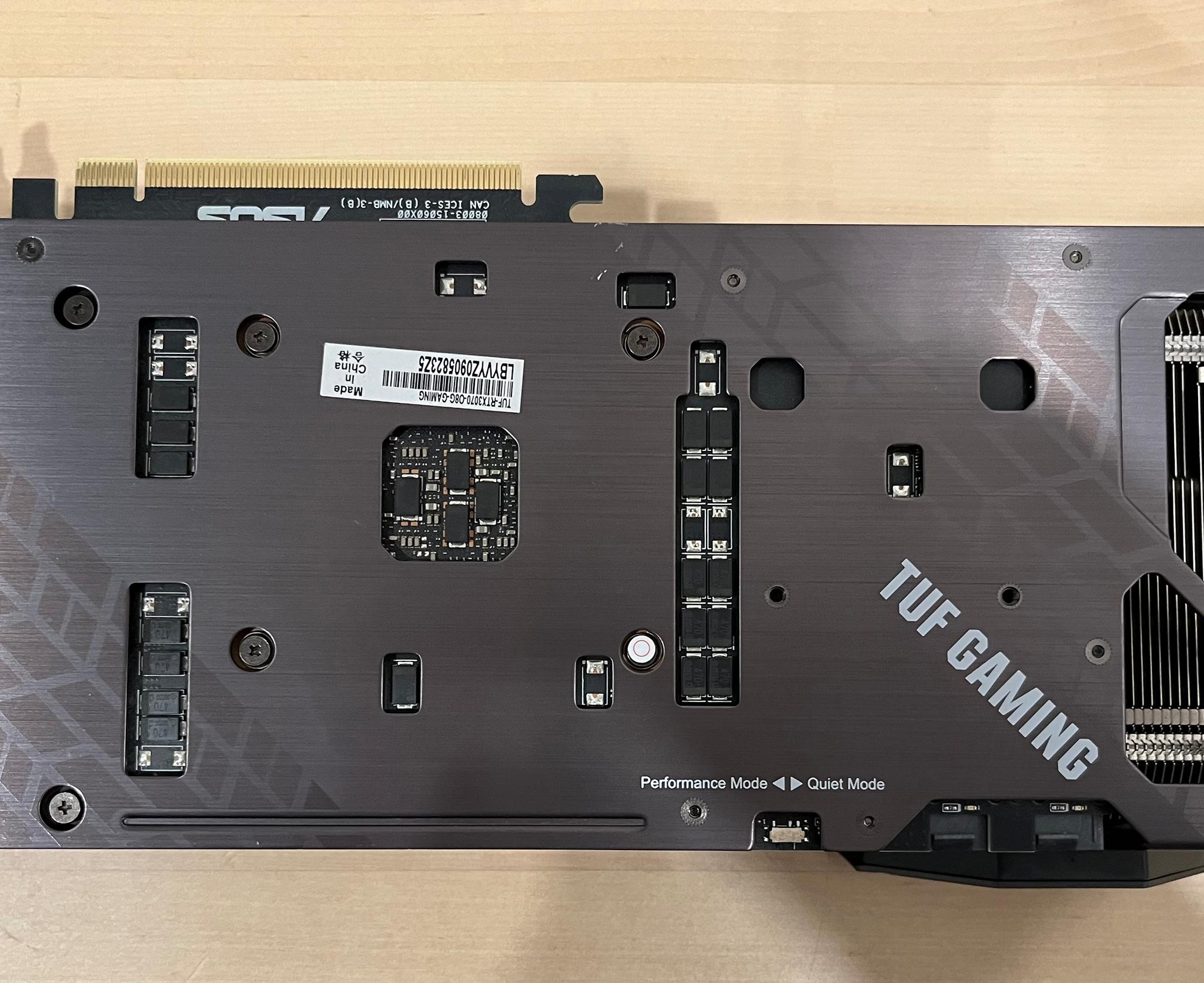 ASUS TUF Gaming Nvidia RTX 3070 OC Edition Gaming GPU