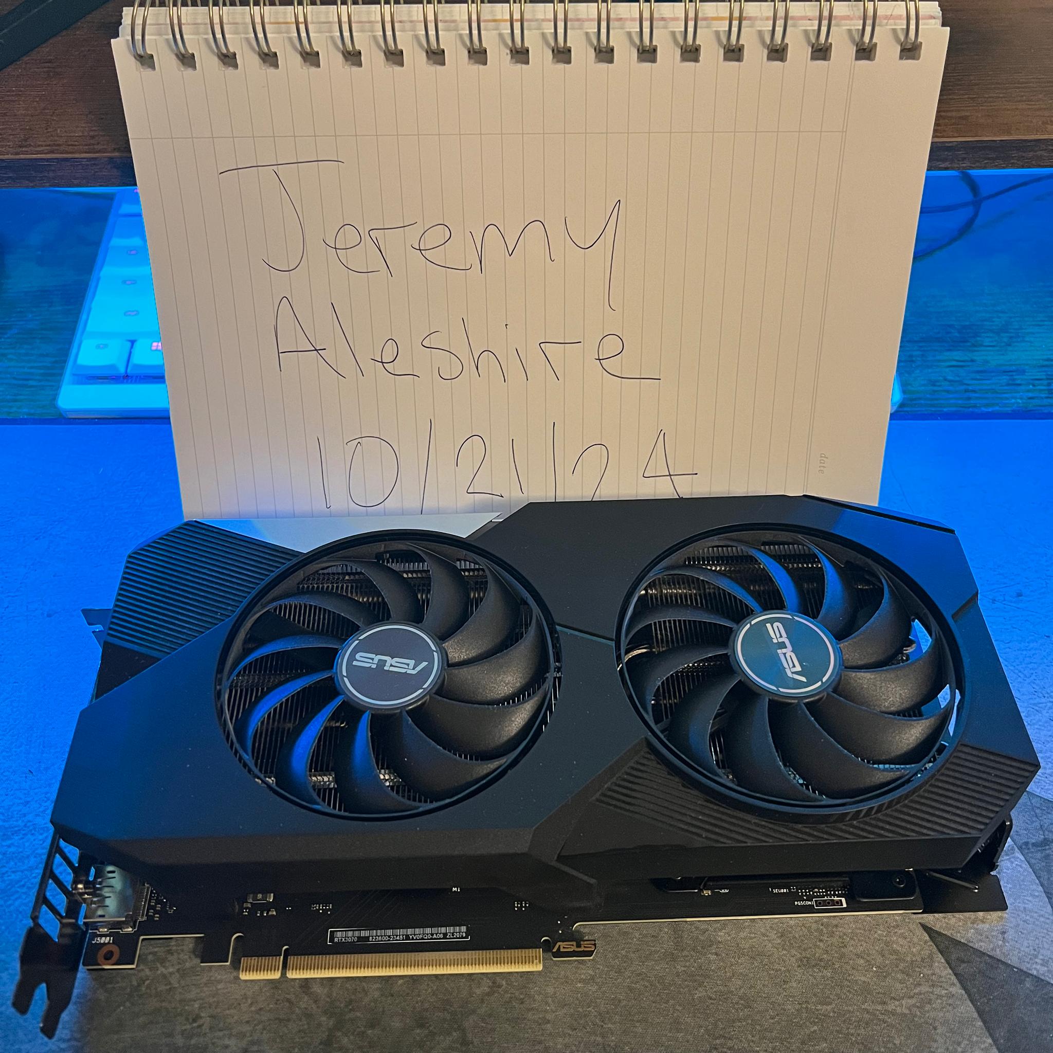 Asus Dual RTX 3070 V2 8GB