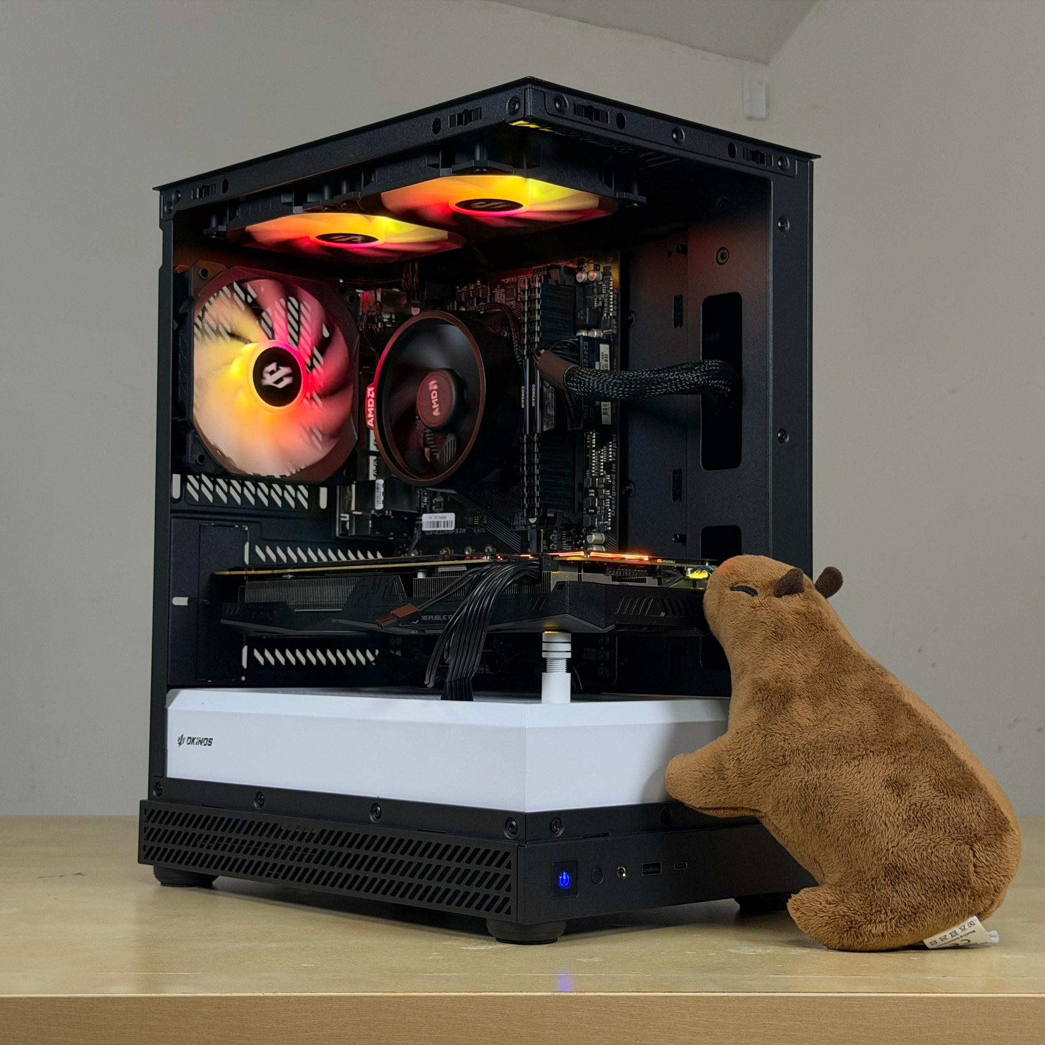 FREE SHIP | Ryzen 5 2600 | GTX 1080 | 16GB RAM | 500gb SSD - WIFI + BT |  🐼 1080p Gaming PC 🐼