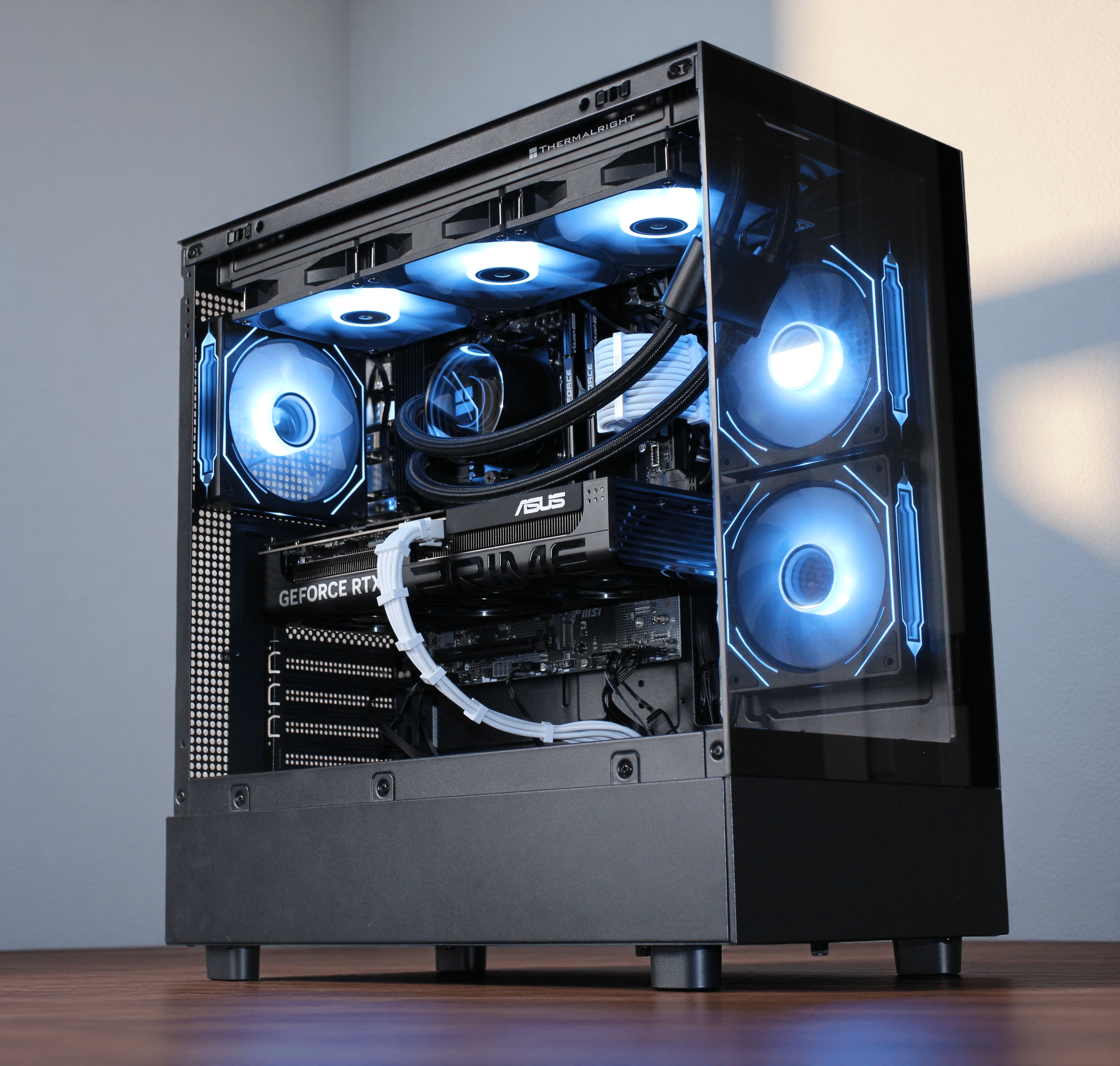ASUS RTX 5060 TI | Ryzen 7500X3D | Thermalright 360 | 32GB DDR5 | EVGA G5 1000W | Segotep Airf...