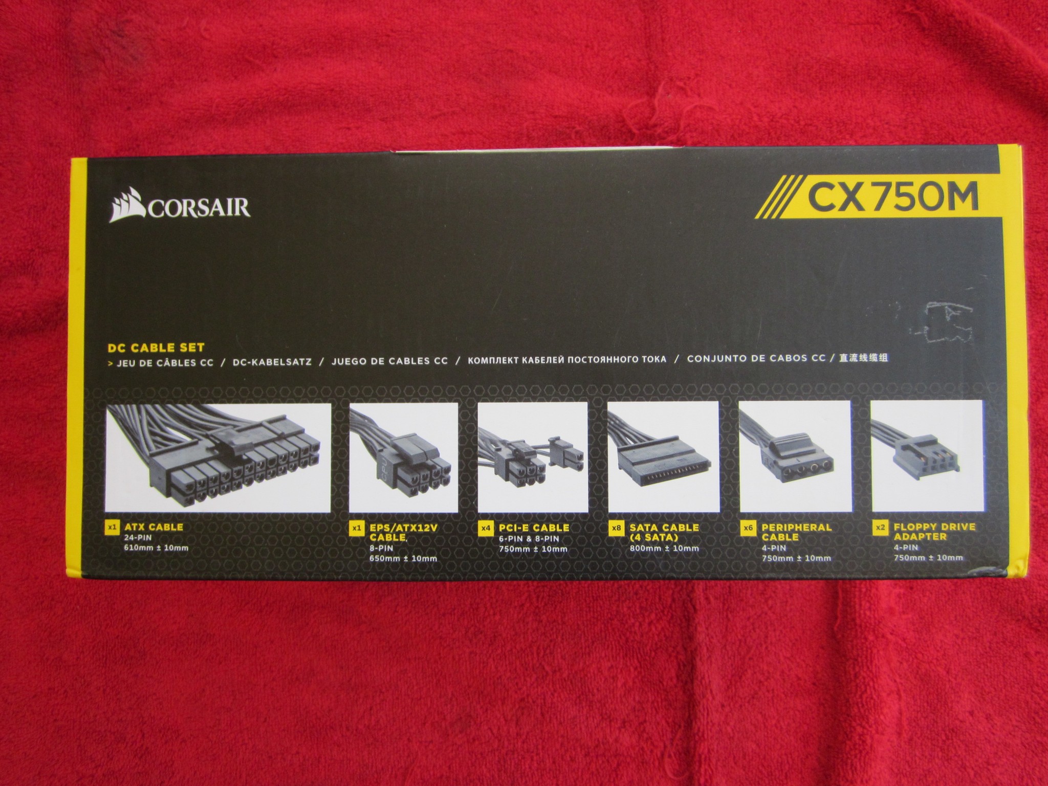 NEW! CORSAIR CX750M  80 PLUS BRONZE Semi-modular 750W Power Supply