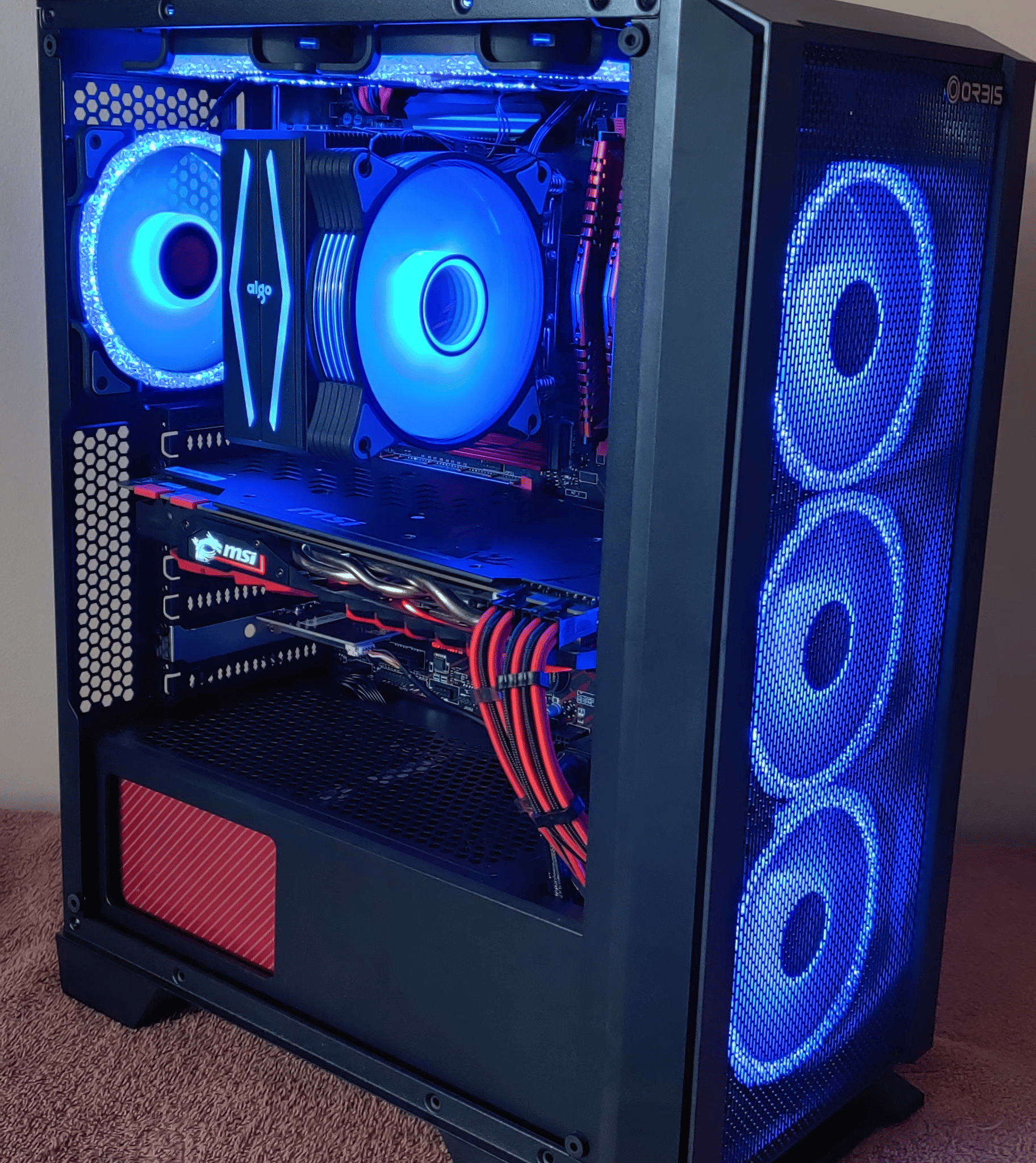 Big Red Gaming PC WIFI