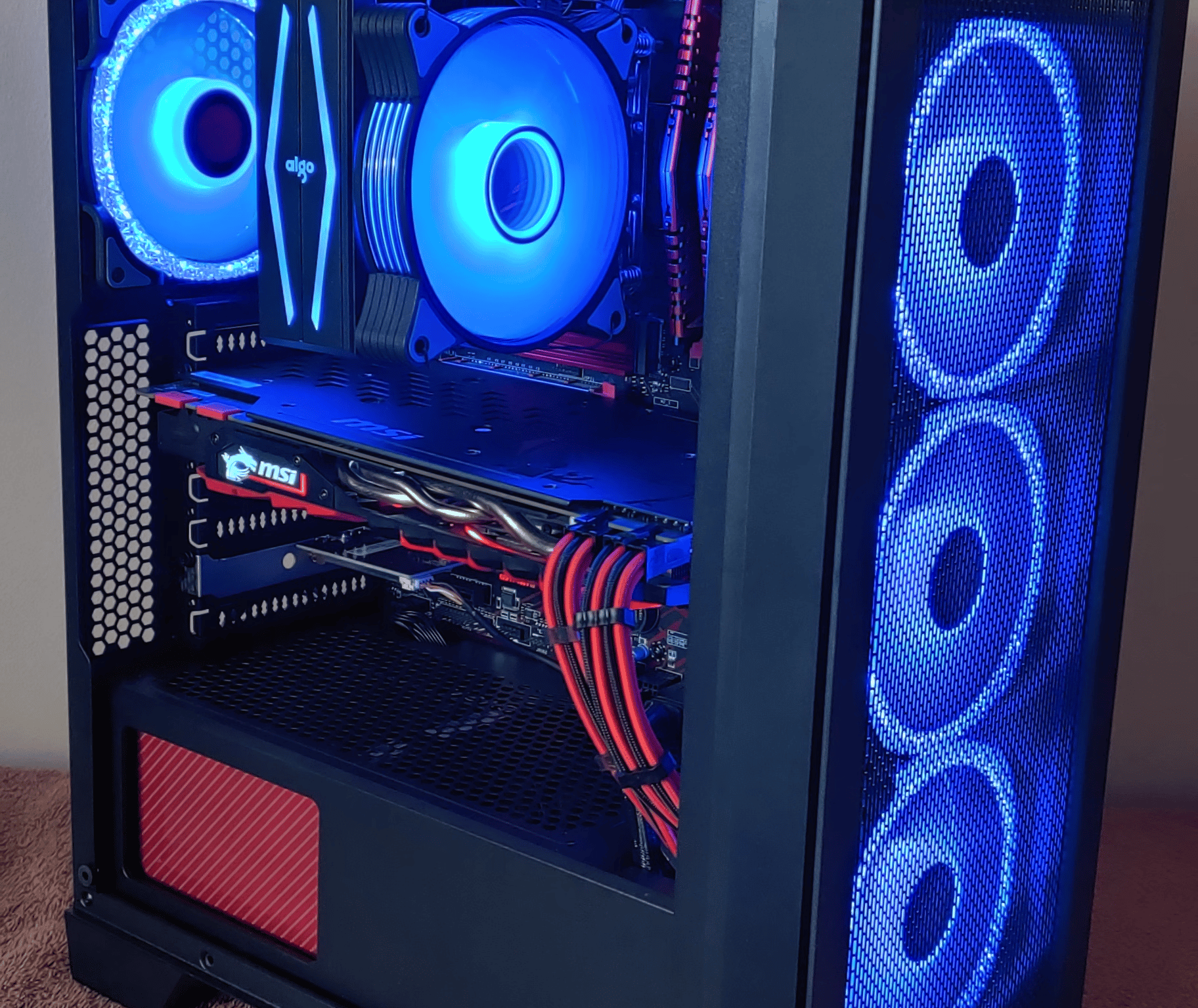 Big Red Gaming PC WIFI