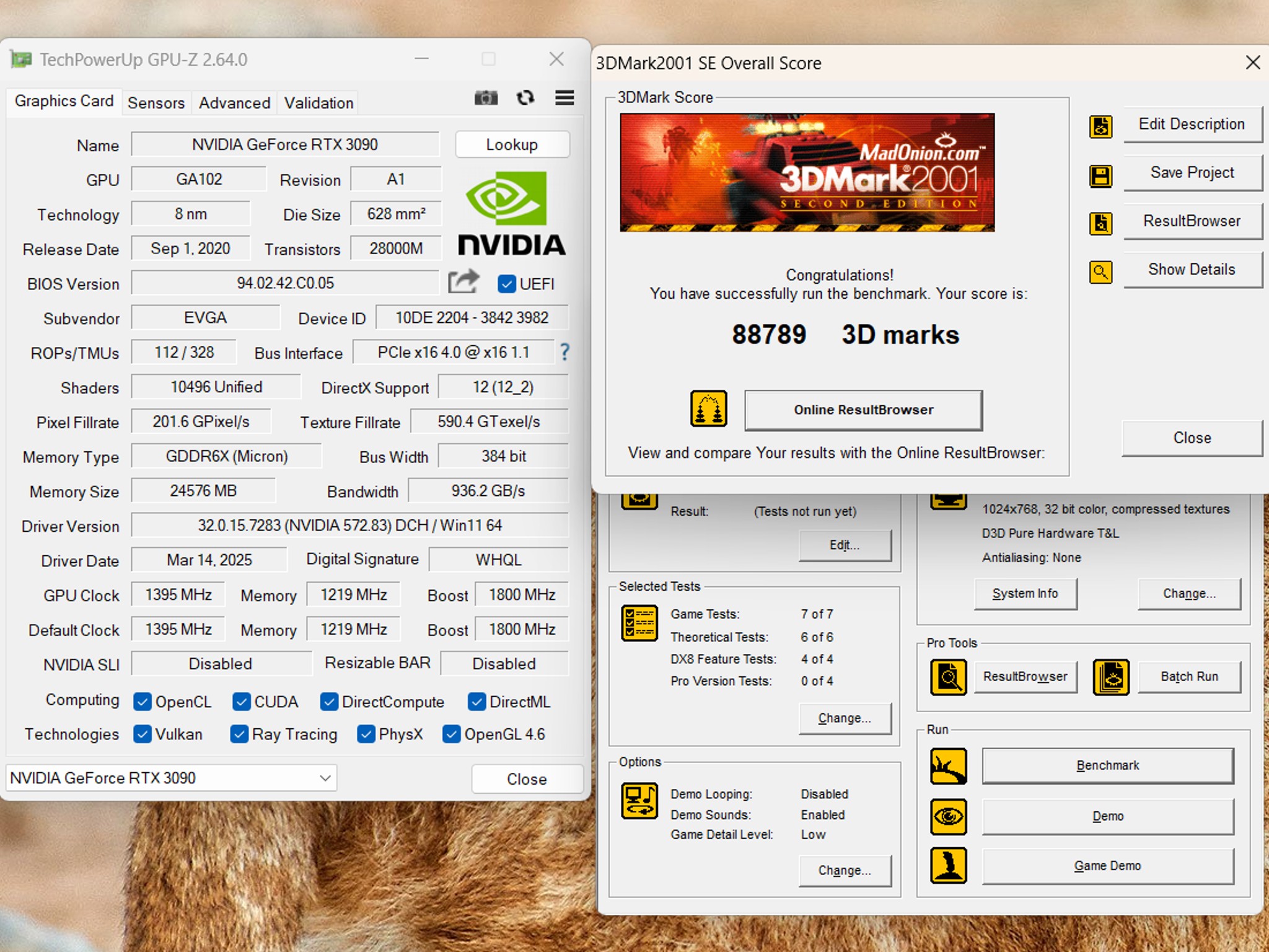 EVGA GeForce RTX 3090 FTW3 ULTRA 24GB vRAM GAMING Video Card  Excelent Condition