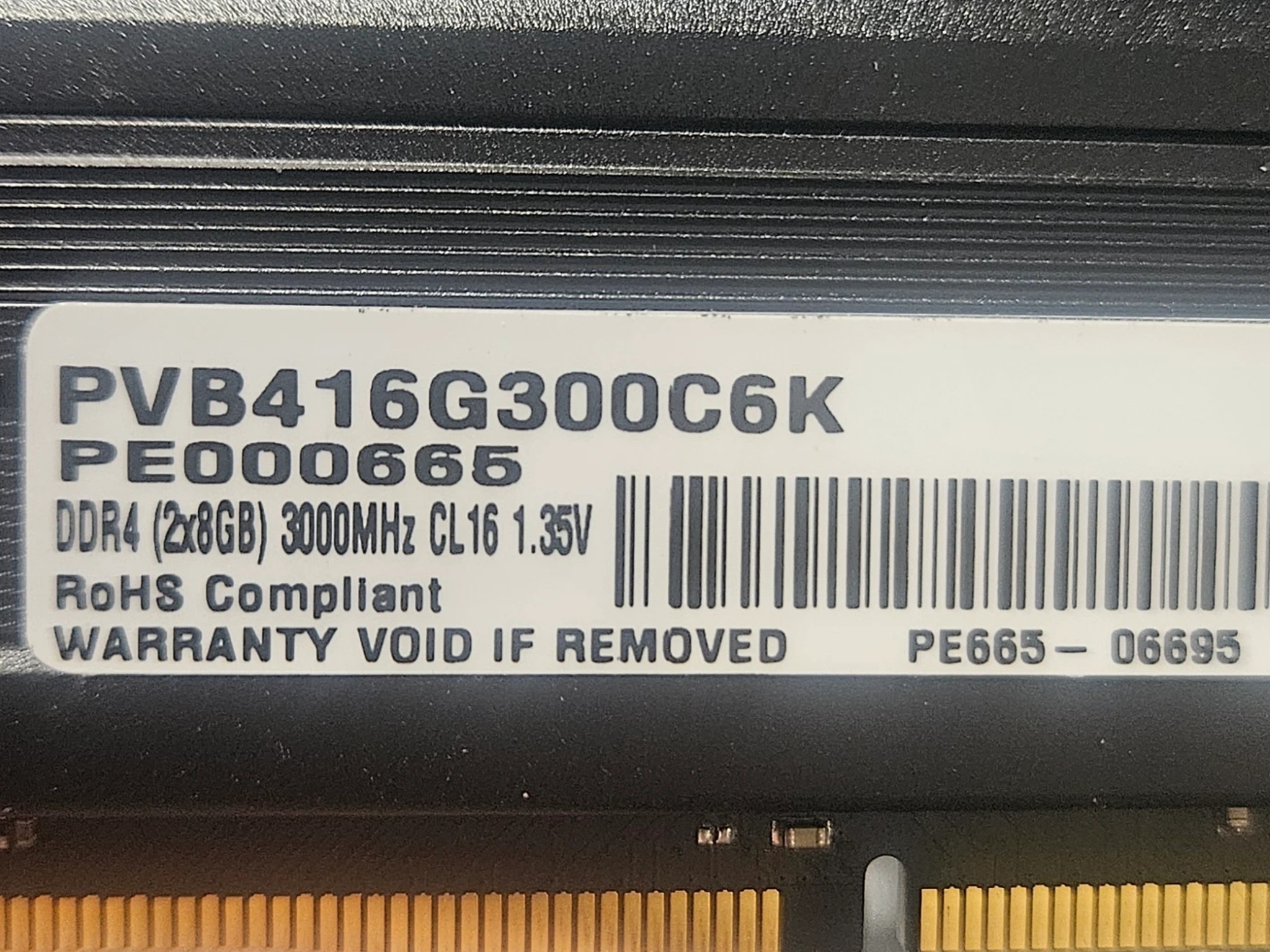 Viper 16GB (2X8GB) 3000Mhz DDR4 RAM