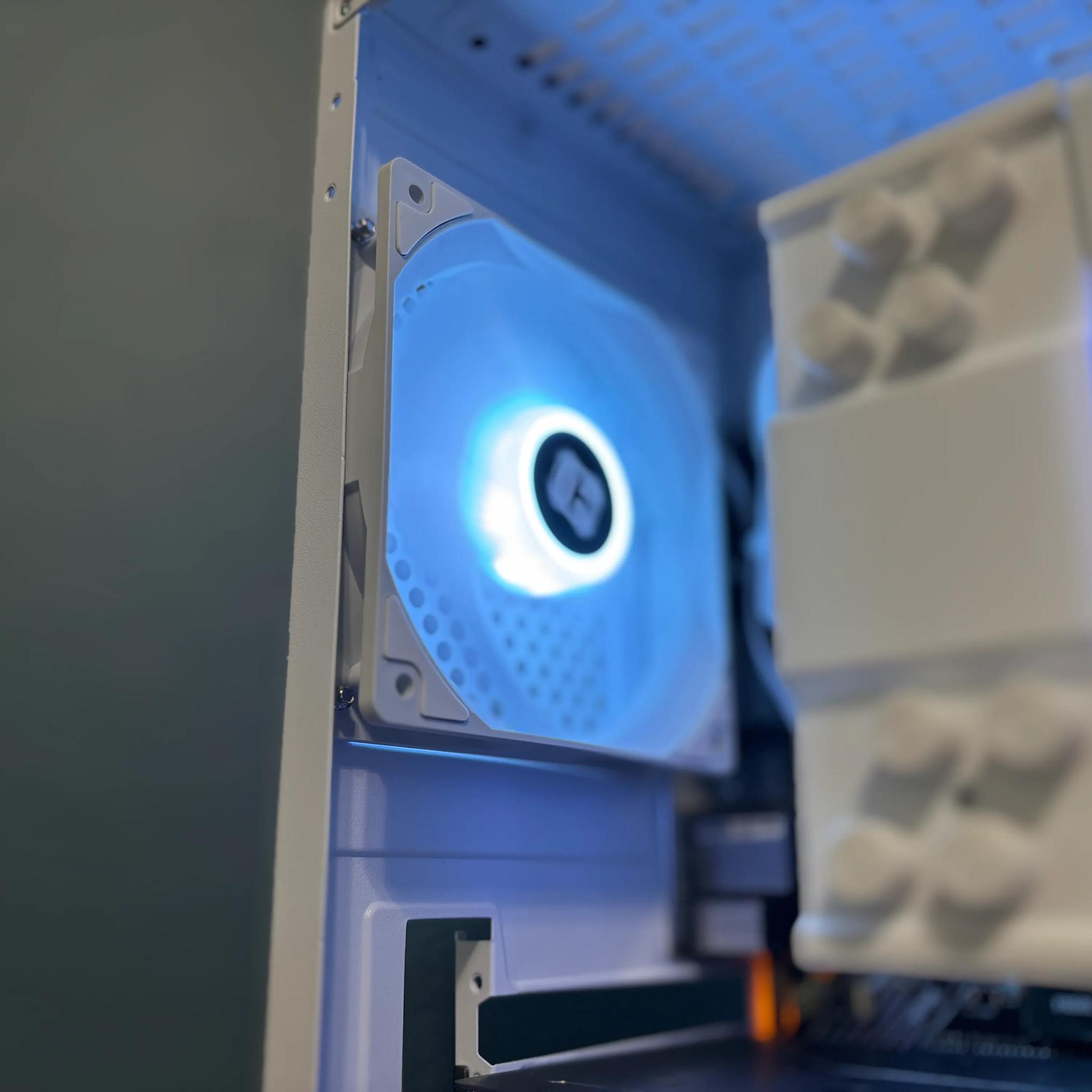 All White Custom NVIDIA Gaming PC