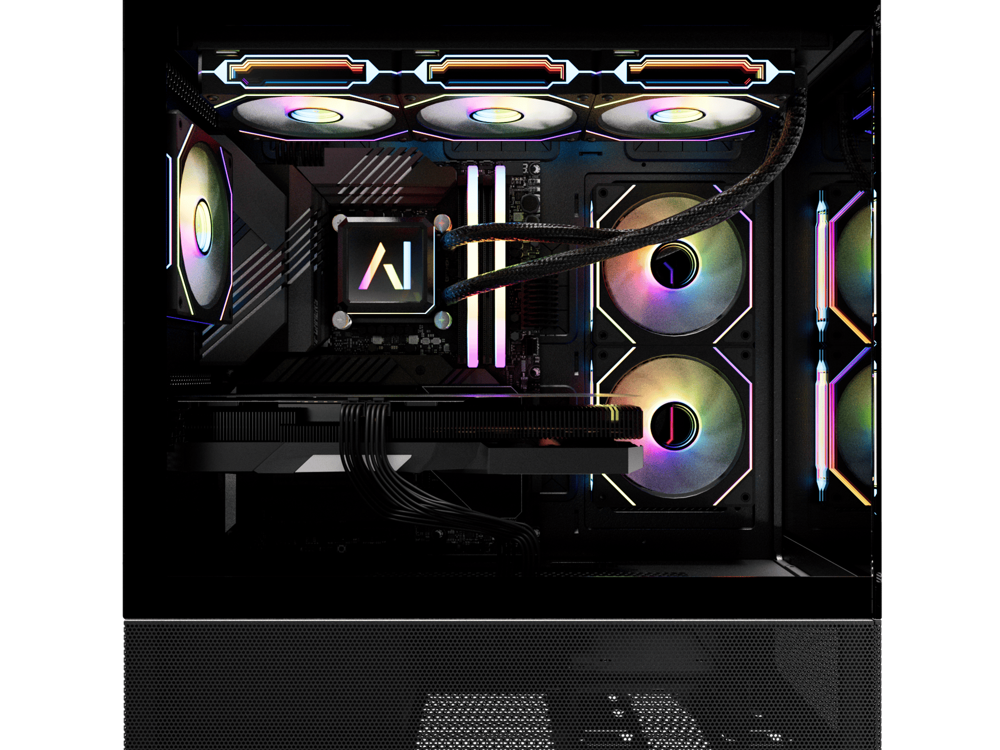 RTX 5090 | 9950X3D | 2TB SSD | 32GB DDR5 | X870 Mobo | 1200W Gold PSU | ARGB Fans | AI Quasar 50 V2