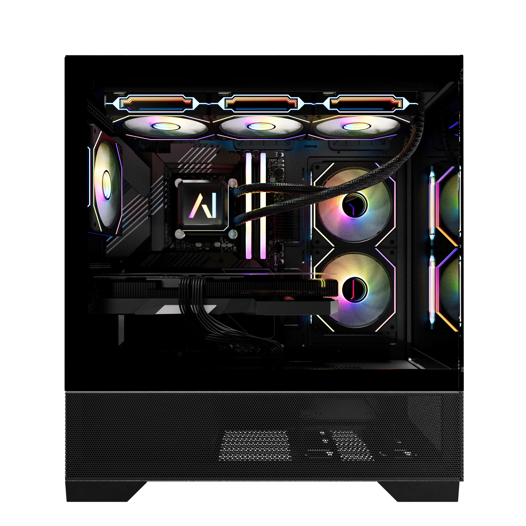 RTX 5090 | 9950X3D | 2TB SSD | 32GB DDR5 | X870 Mobo | 1200W Gold PSU | ARGB Fans | AI Quasar 50 V2