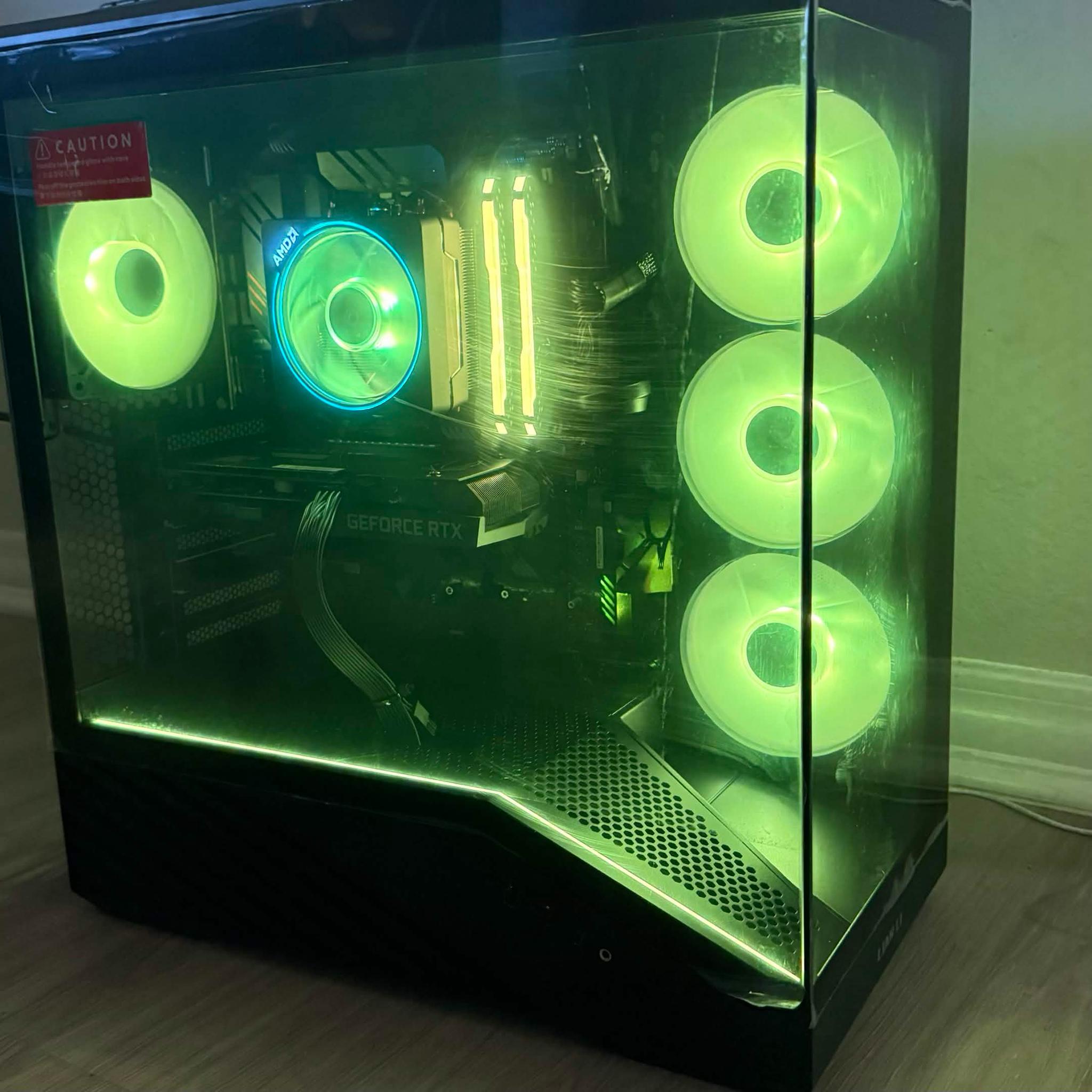Budget Gaming PC | RYZEN 5 5600 | 32GB DDR4 | RTX 3060 12GB | 512GB NVMe + 2TB HDD | Lian Li V100R