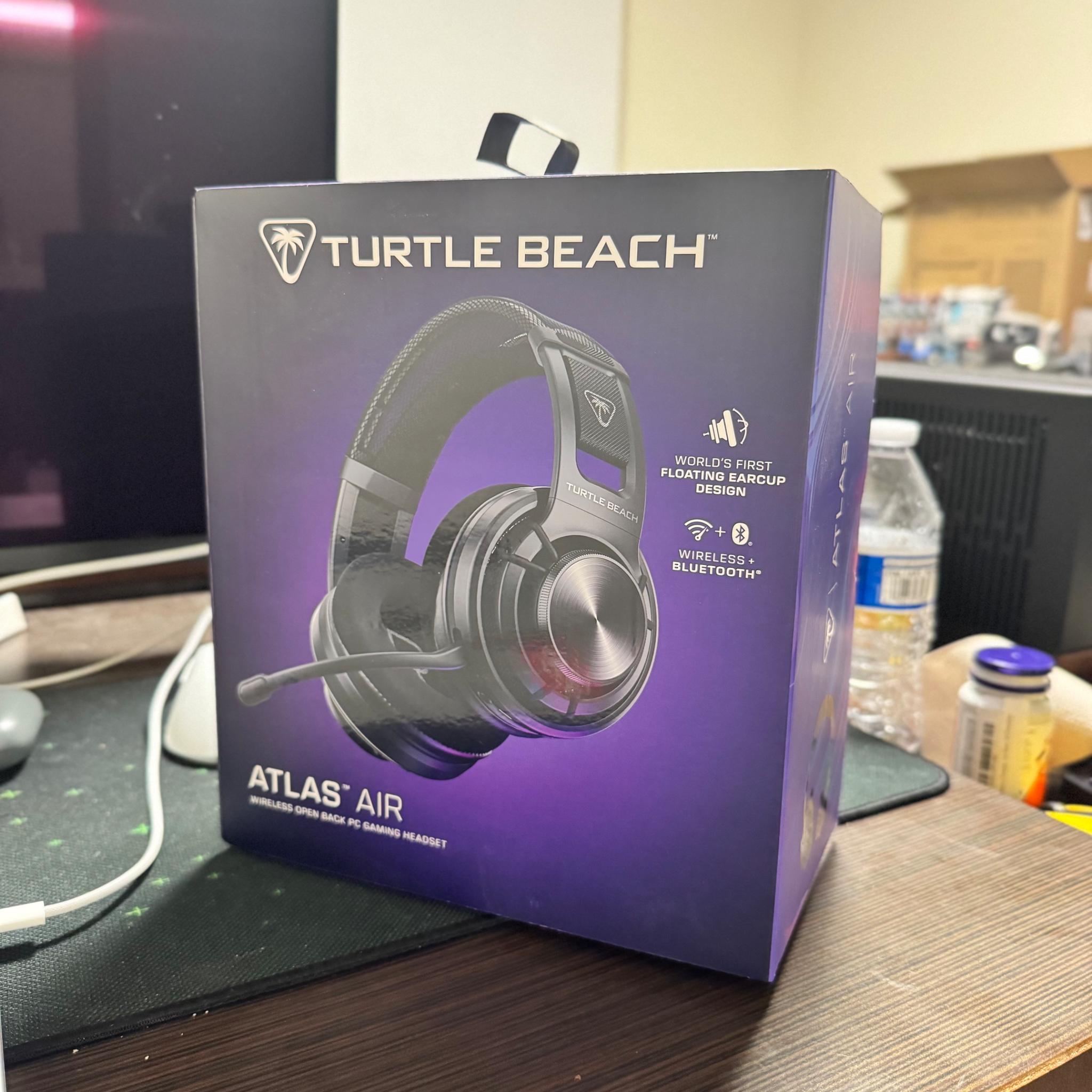 Turtle Beach Atlas Air Wireless Open Back Gaming Headset for PC/PS5/PS4/Mobile with Floating Earcup