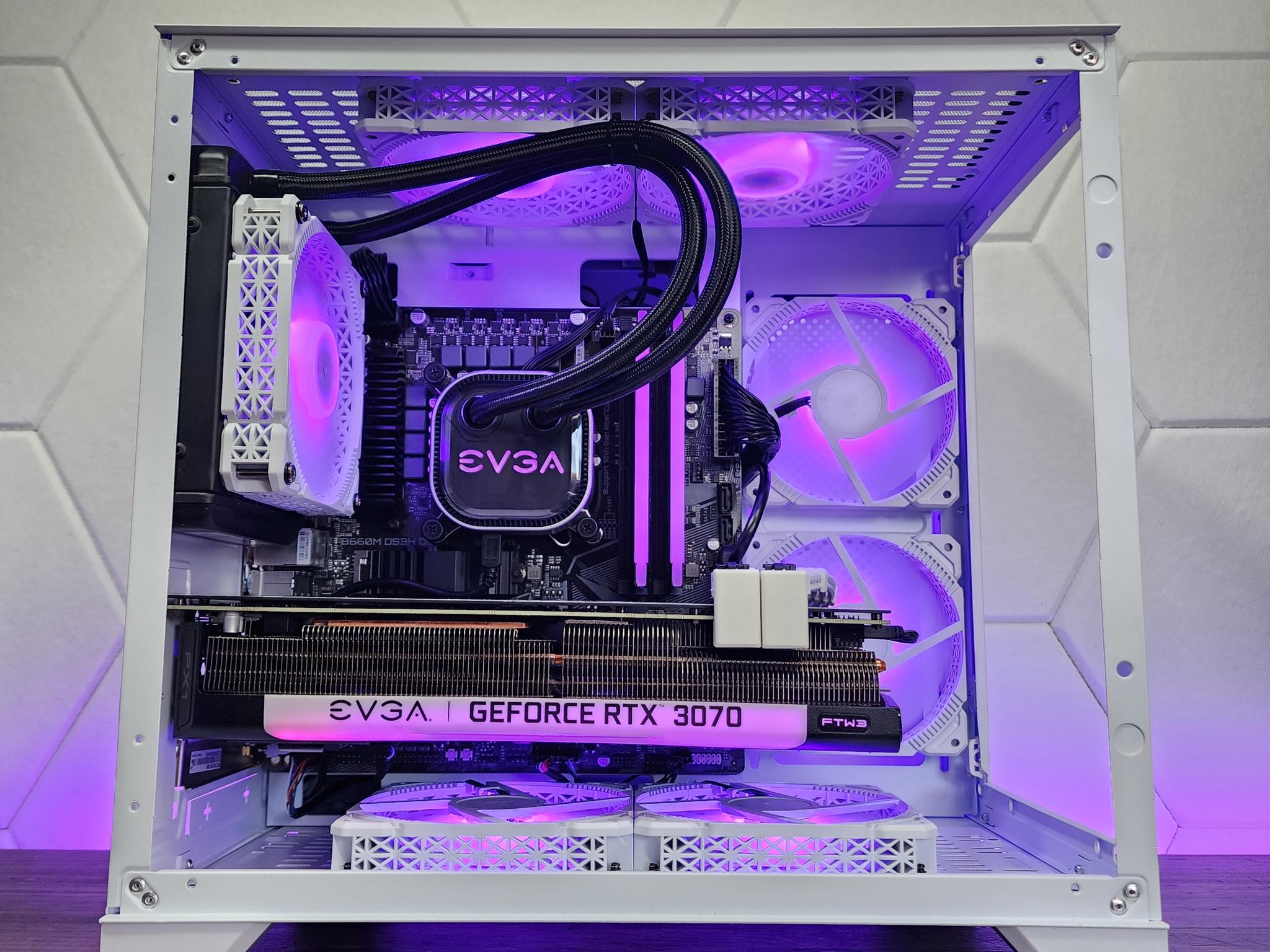 💜🤍💜 EVGA FTX 3070 FTW3 // Intel Core i5 12400F // Lexar 16GB 3600MHz