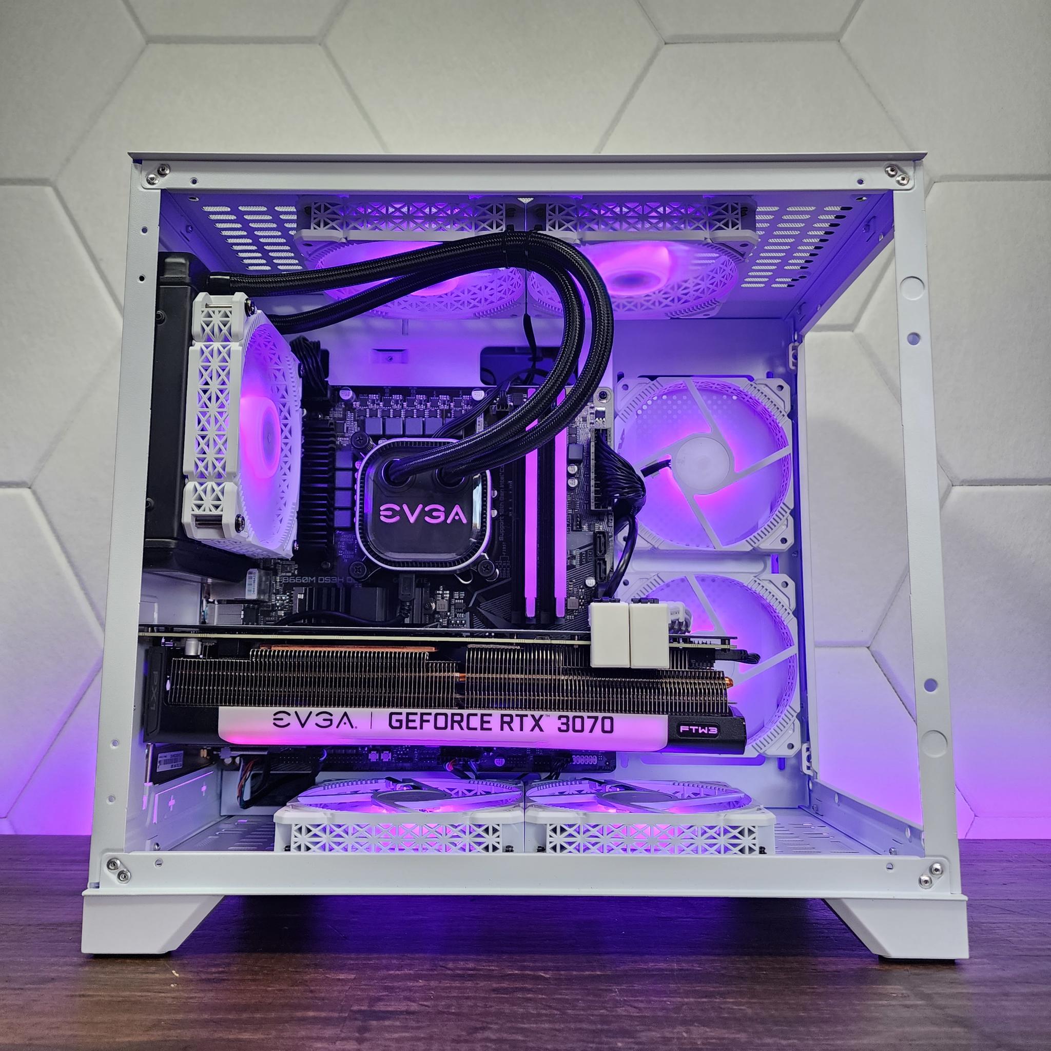 💜🤍💜 EVGA FTX 3070 FTW3 // Intel Core i5 12400F // Lexar 16GB 3600MHz