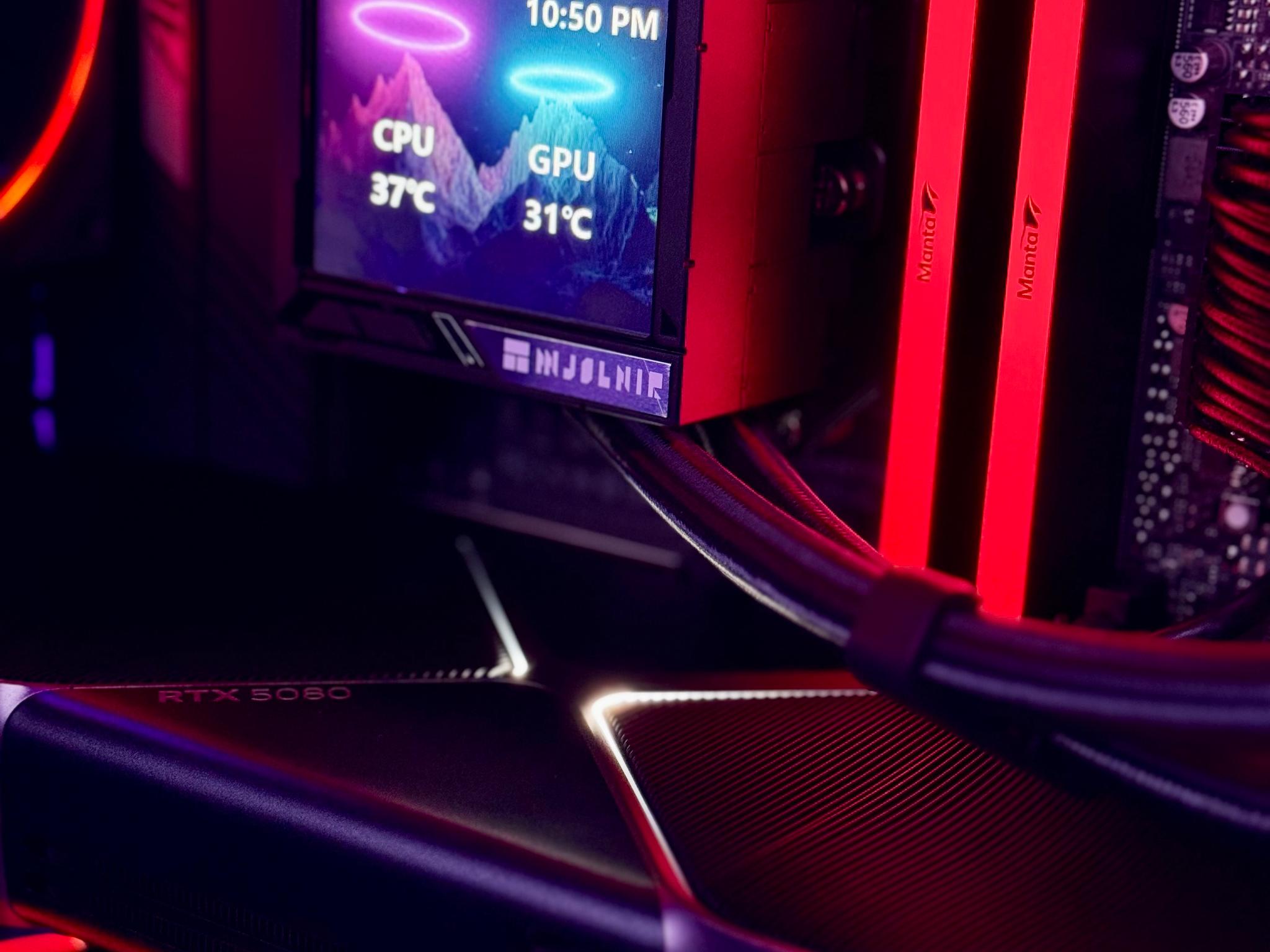 Nightfall 🌑✨ 5080 Founders Edition | 9800X3D | 32GB DDR5-6000 RAM | 2TB SSD | 360 AIO Liquid Cooled