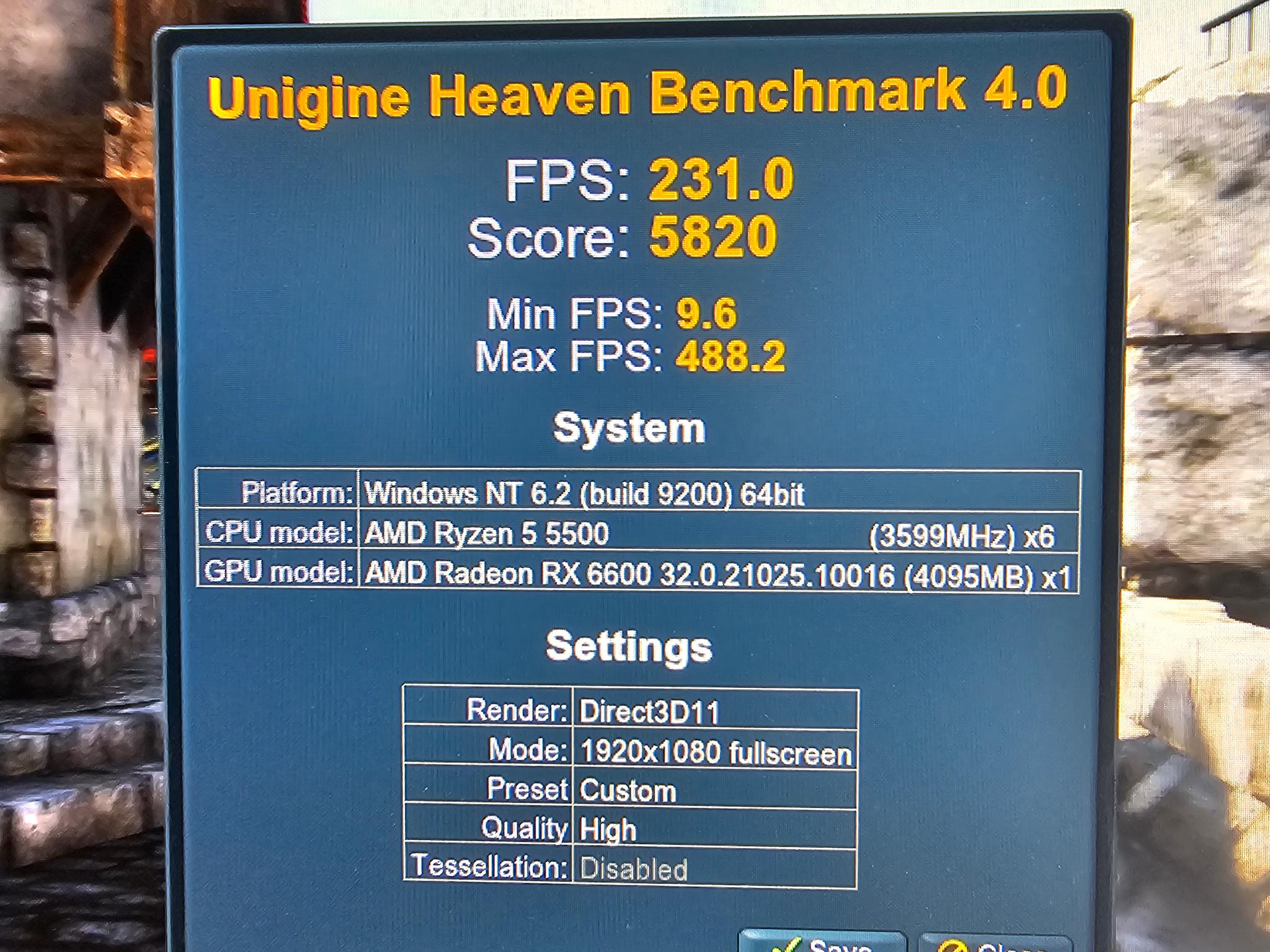White gaming pc Ryzen 5 5500 rx 6600 8gb